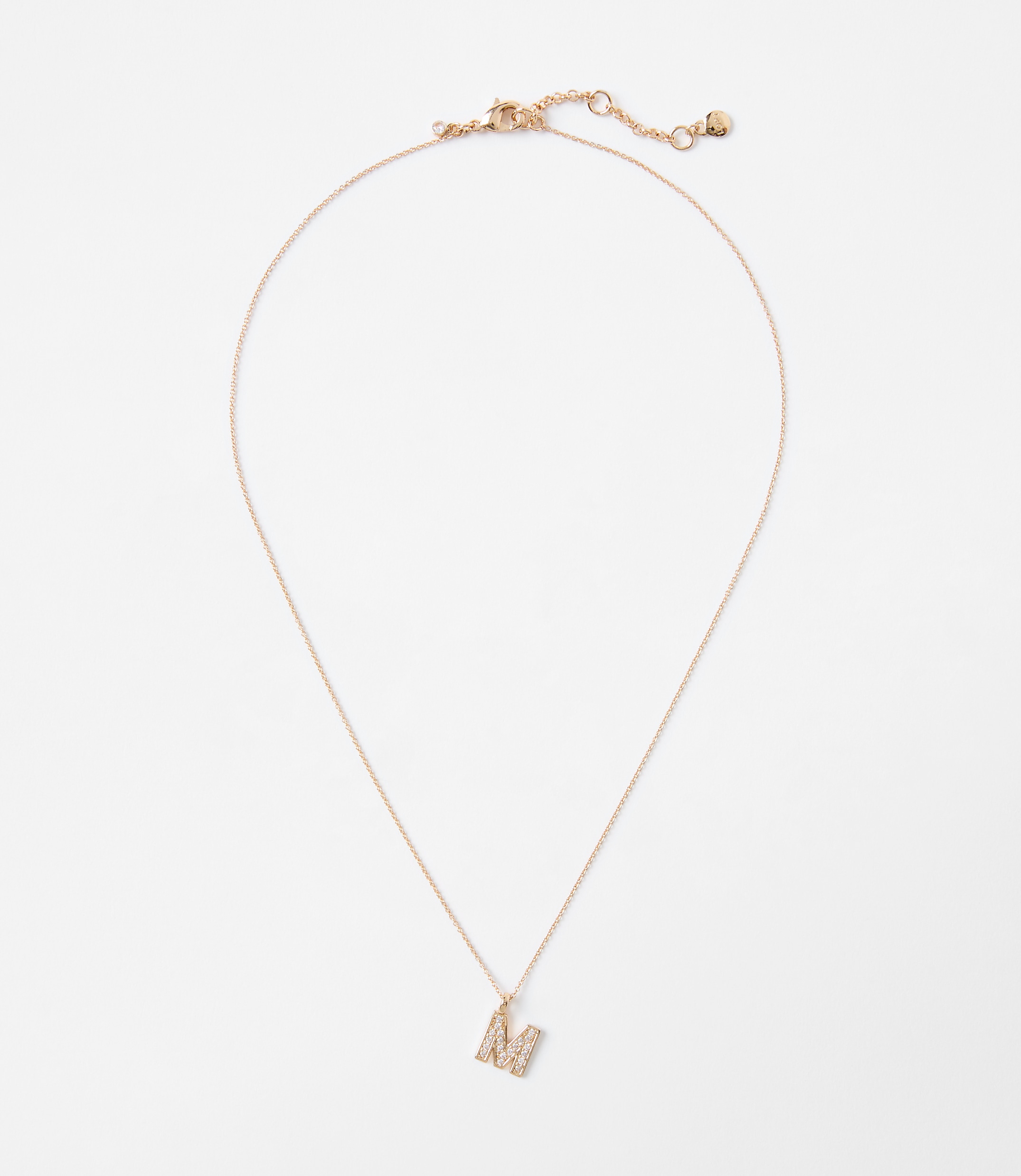 Pave Initial Necklace