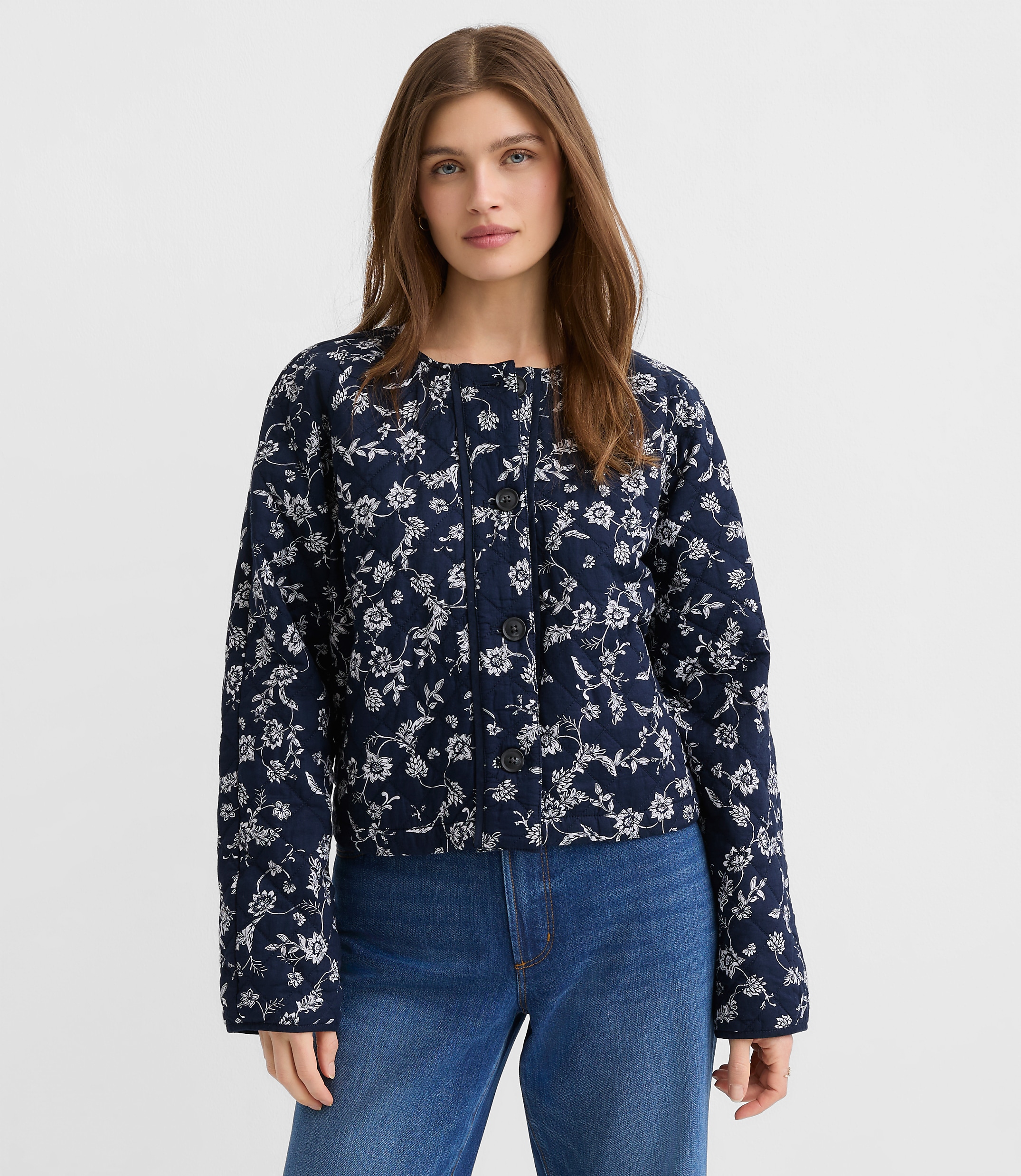Floral Quilted Jacket