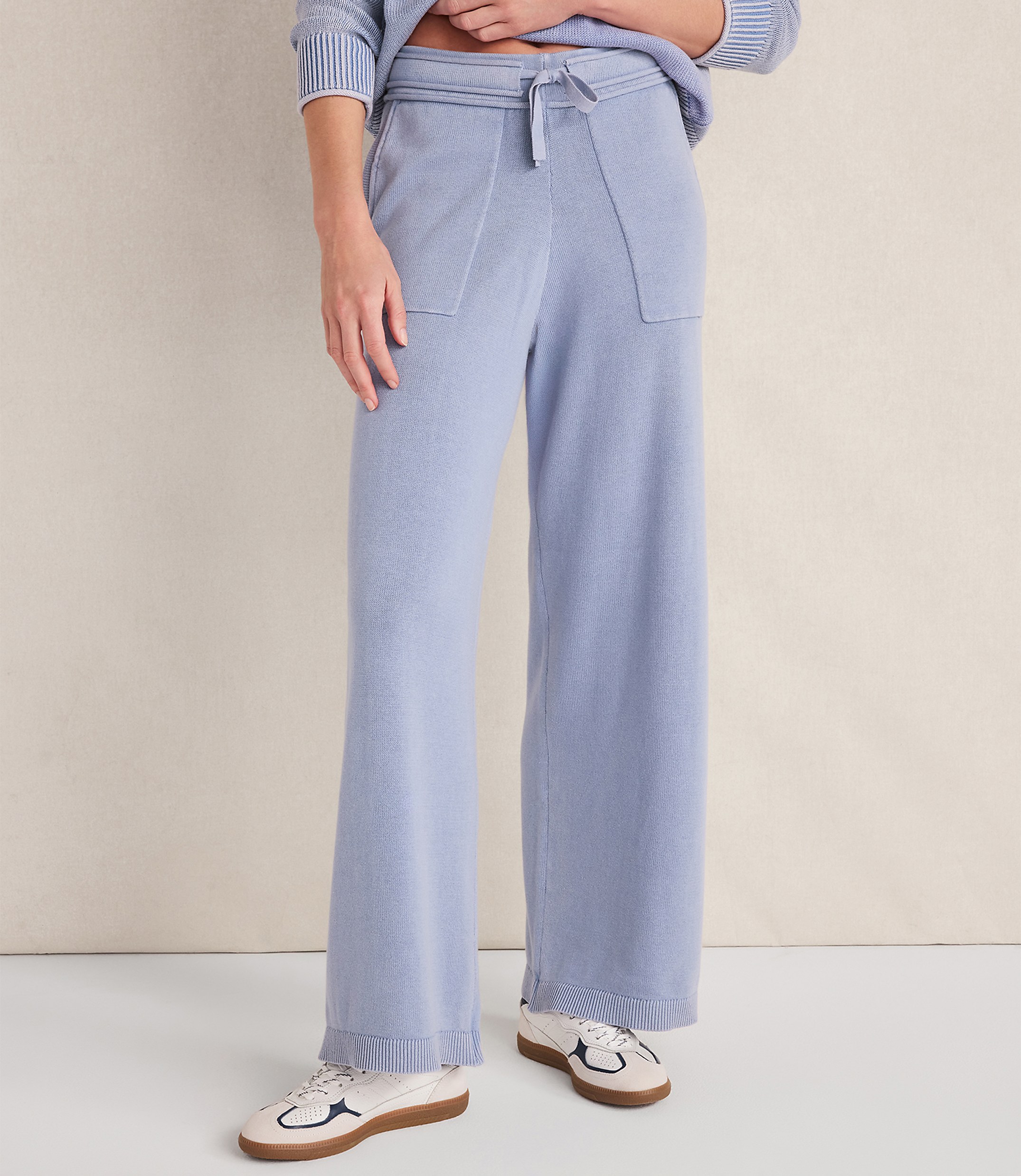 Haven Well Within Organic Cotton Knit Wide Leg Pants