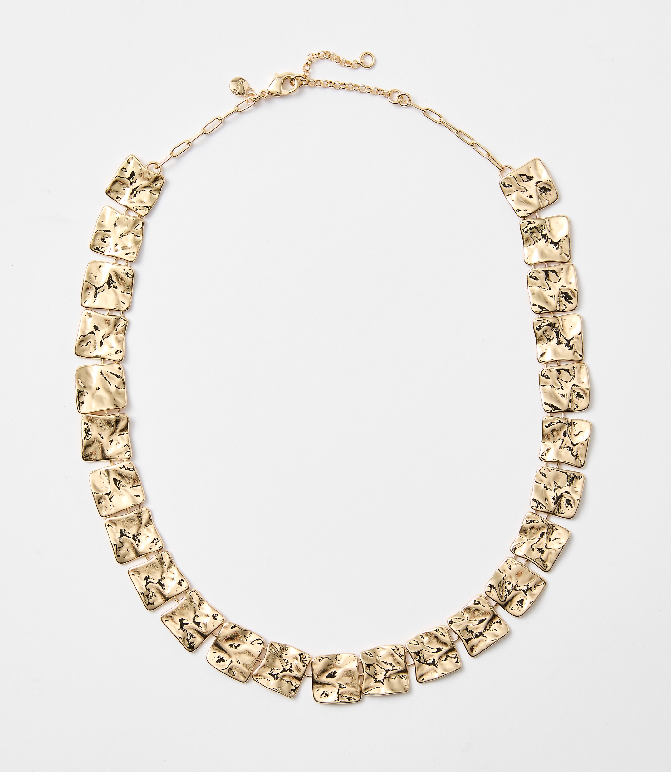 Molded Abstract Statement Necklace