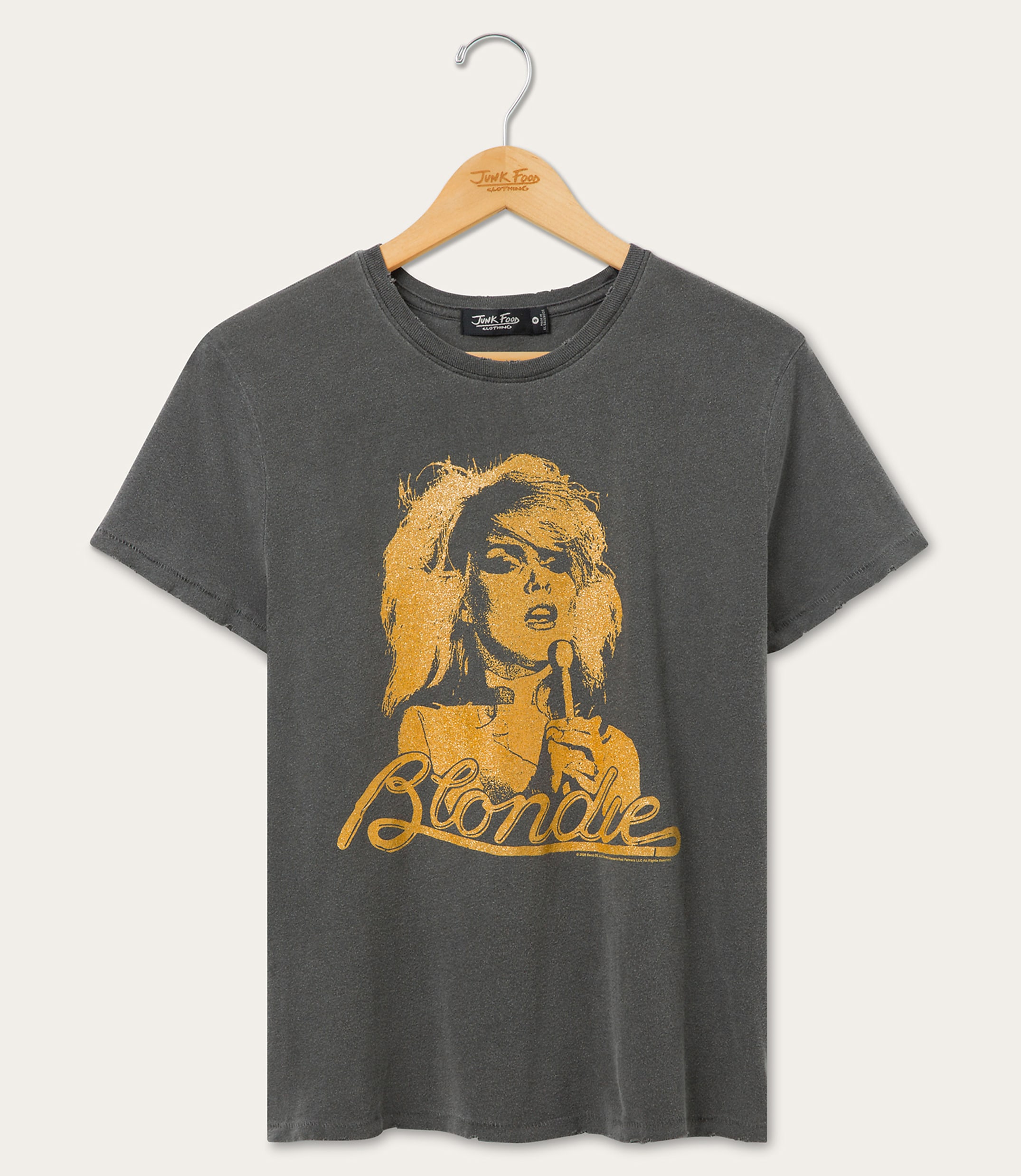 Junk Food Blondie Gold Vintage Tee