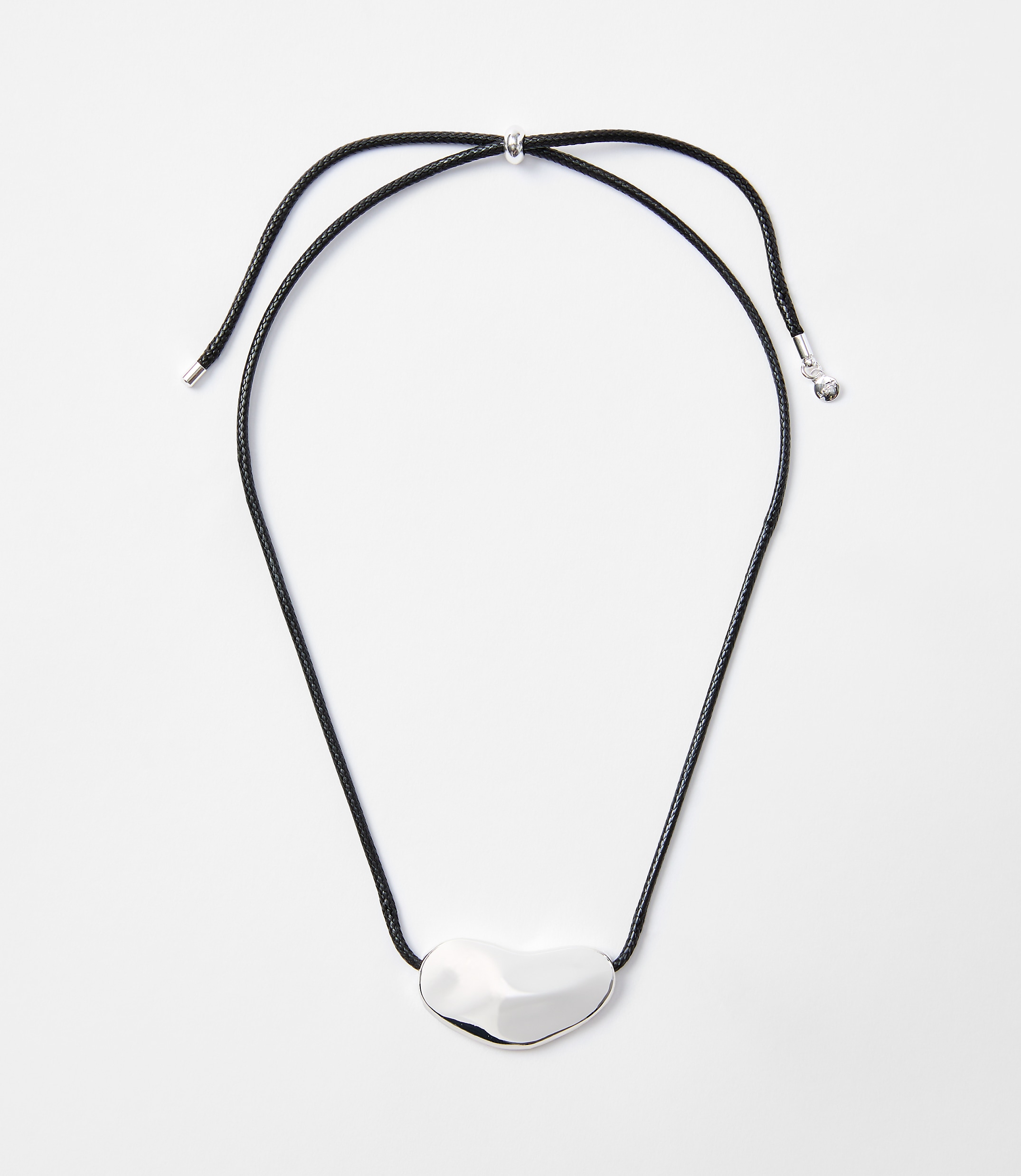 Metal Nugget Pull Tie Necklace