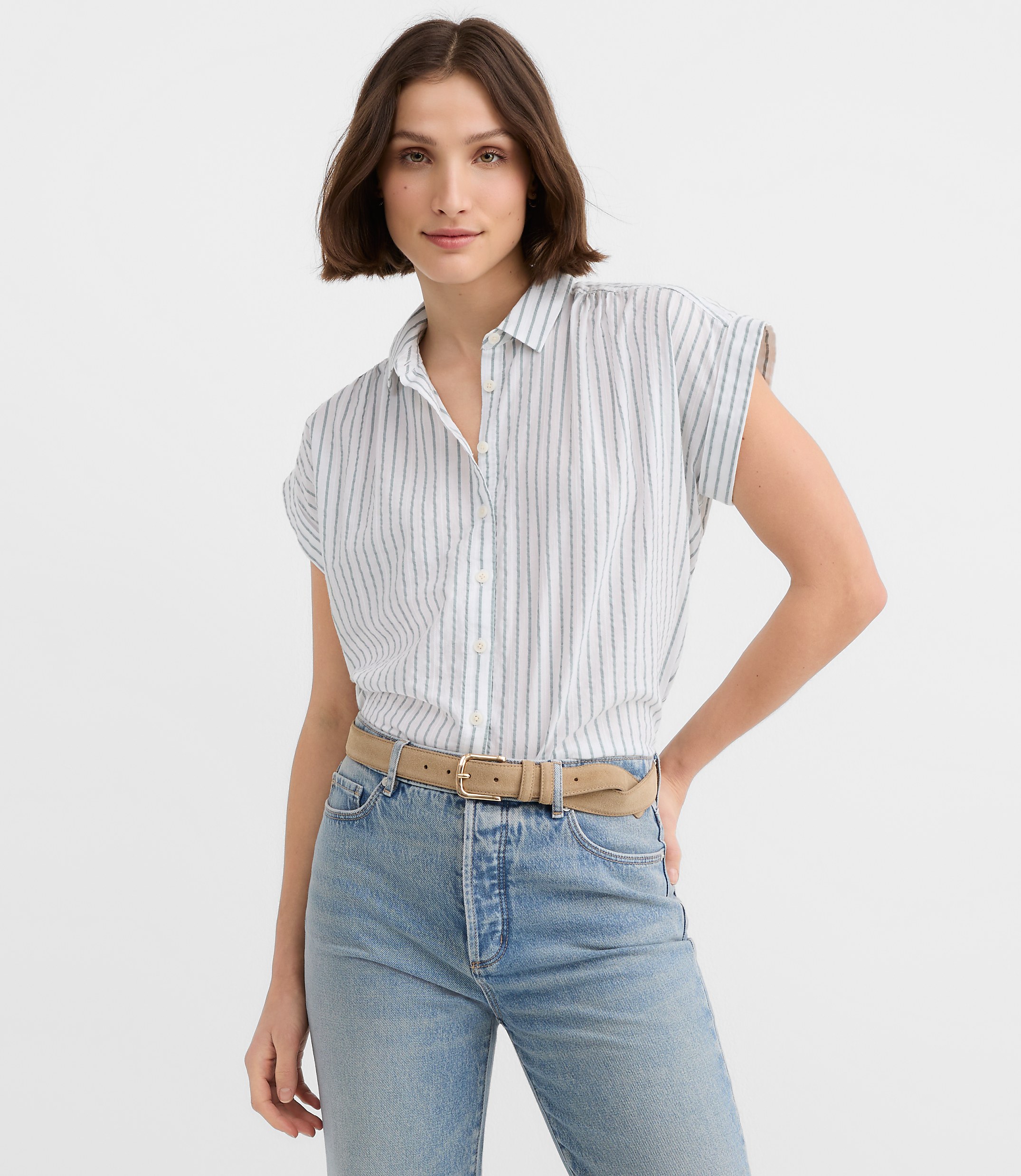 Striped Everyday Dolman Shirt