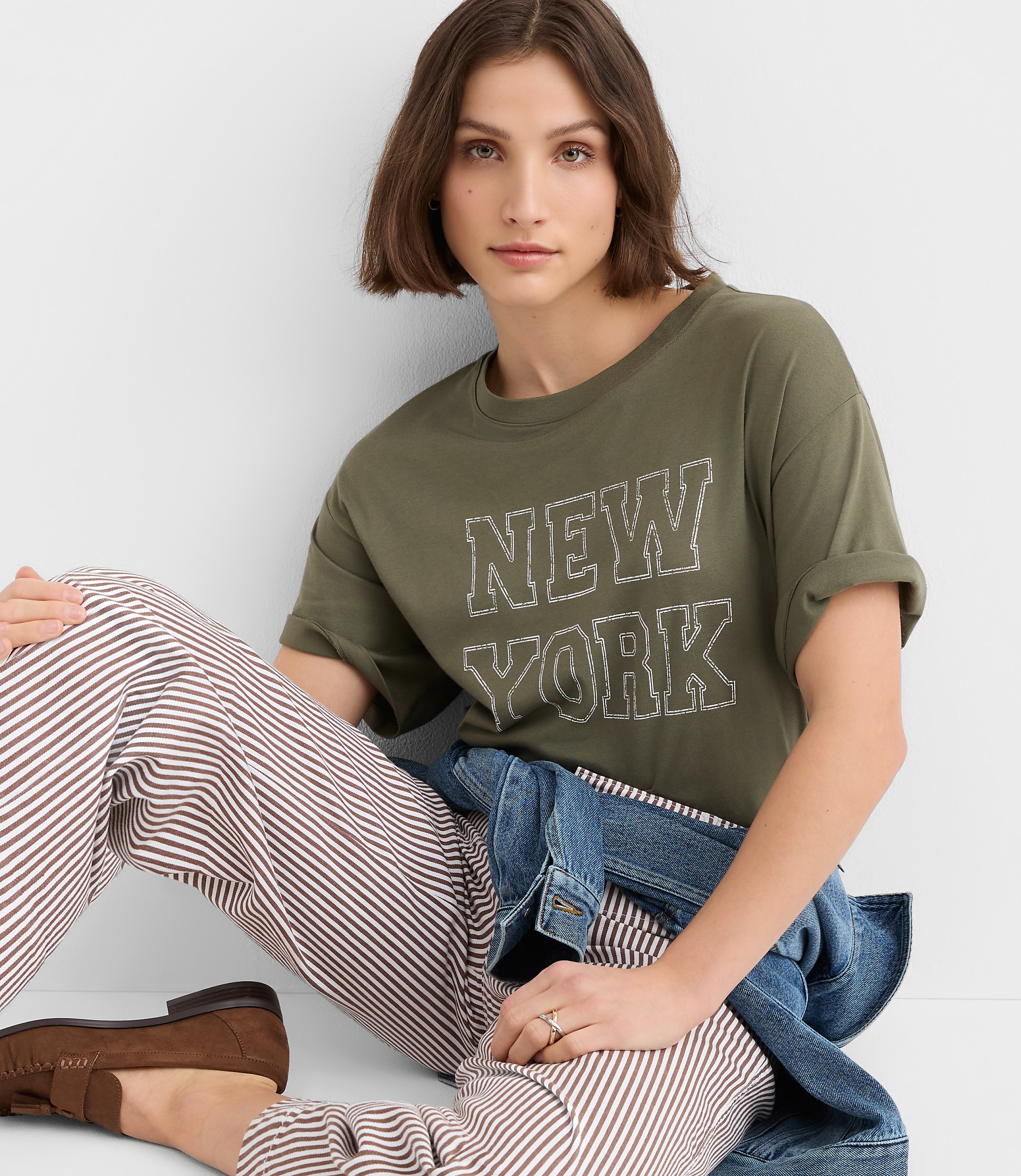 New York Oversized Jersey Tee