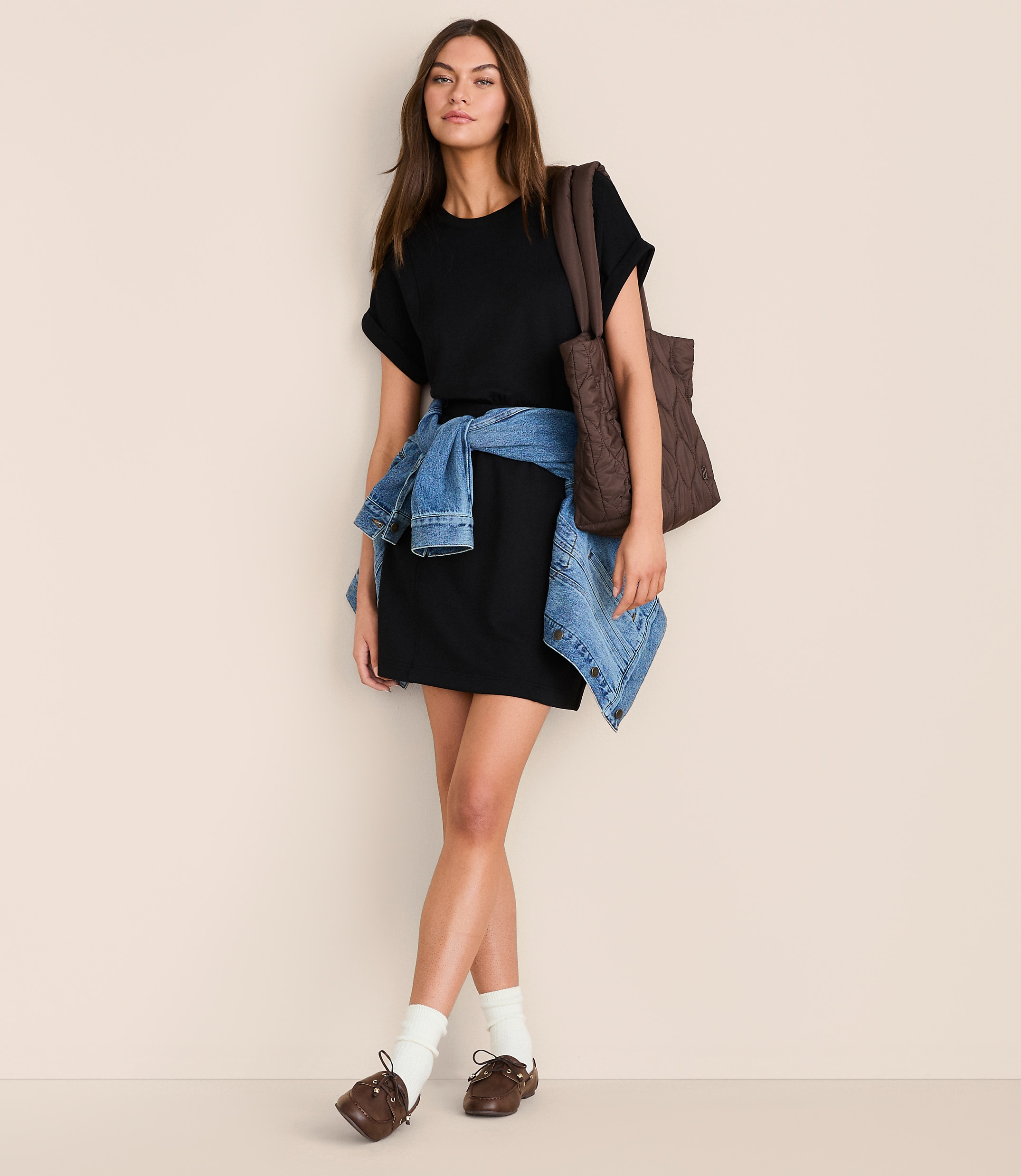 mini denim strapless dress Women's Lone Star Strapless Front Twist Denim Mini Dress in Medium Denim