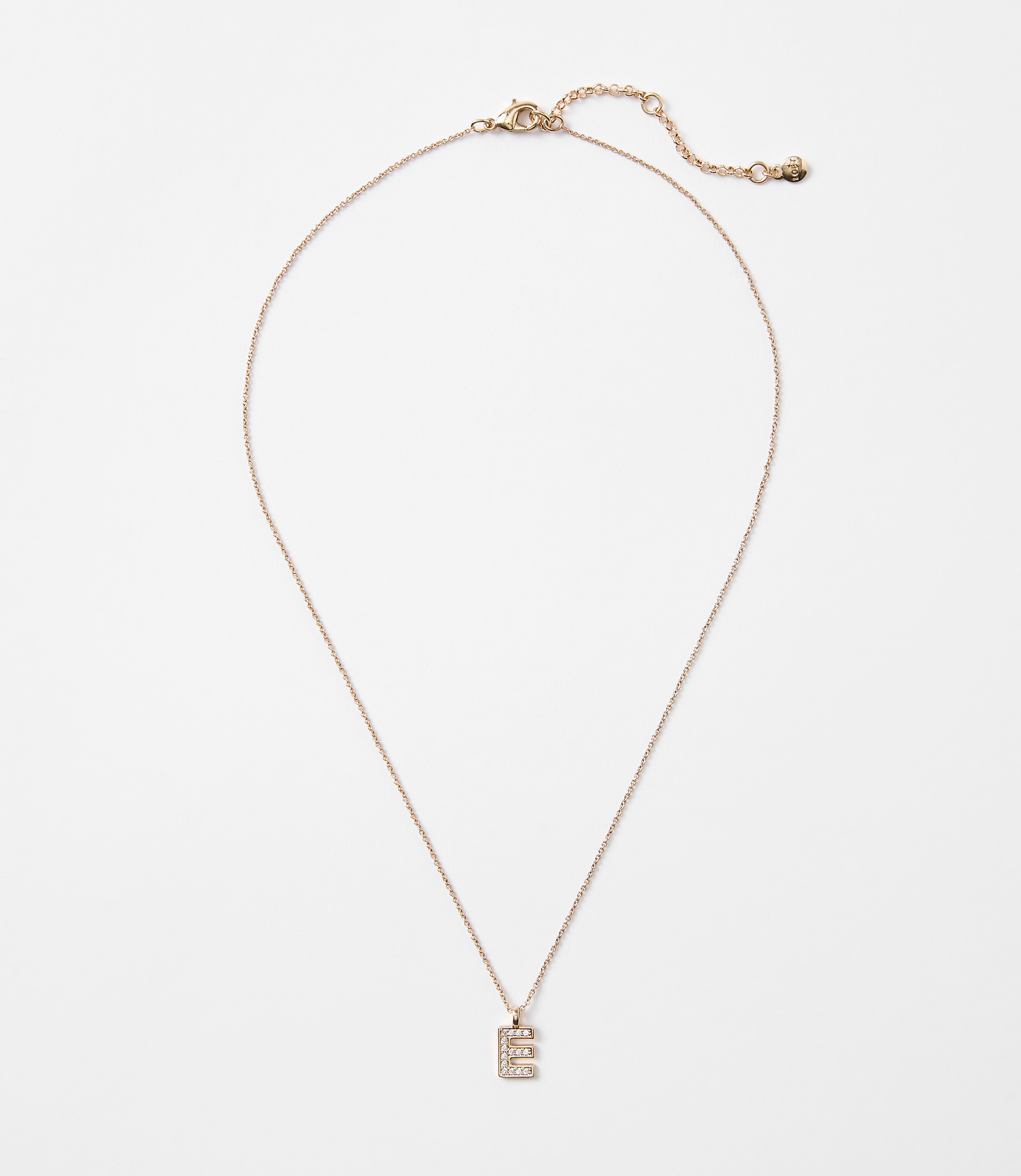 Pave Initial Necklace