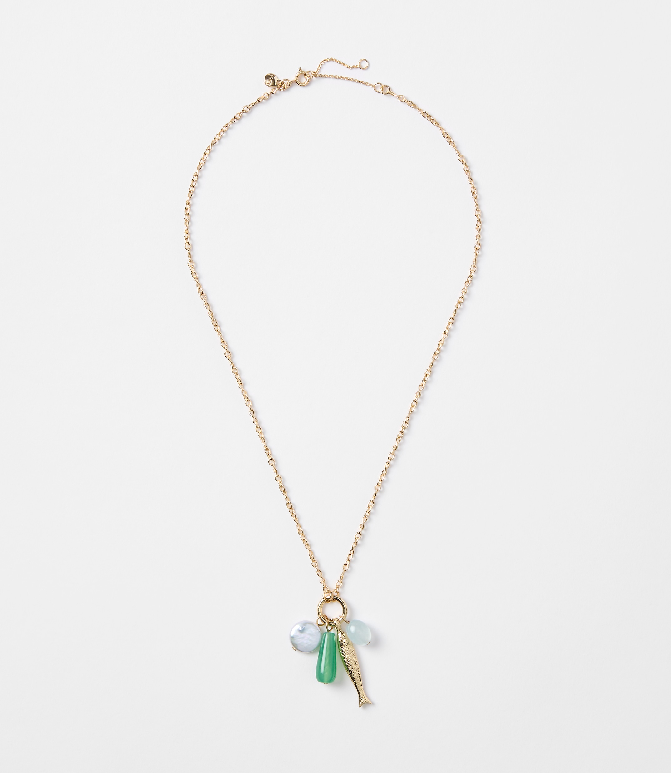 Fish Cluster Pendant Necklace