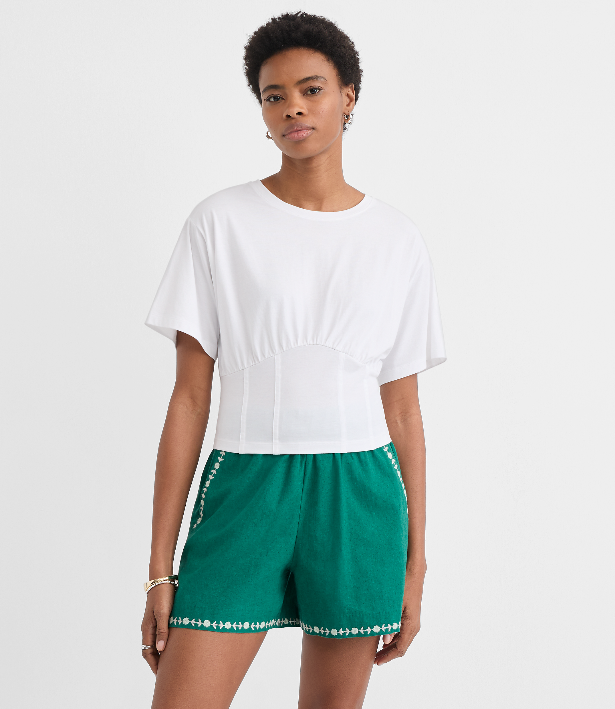 Corset Hem Tee