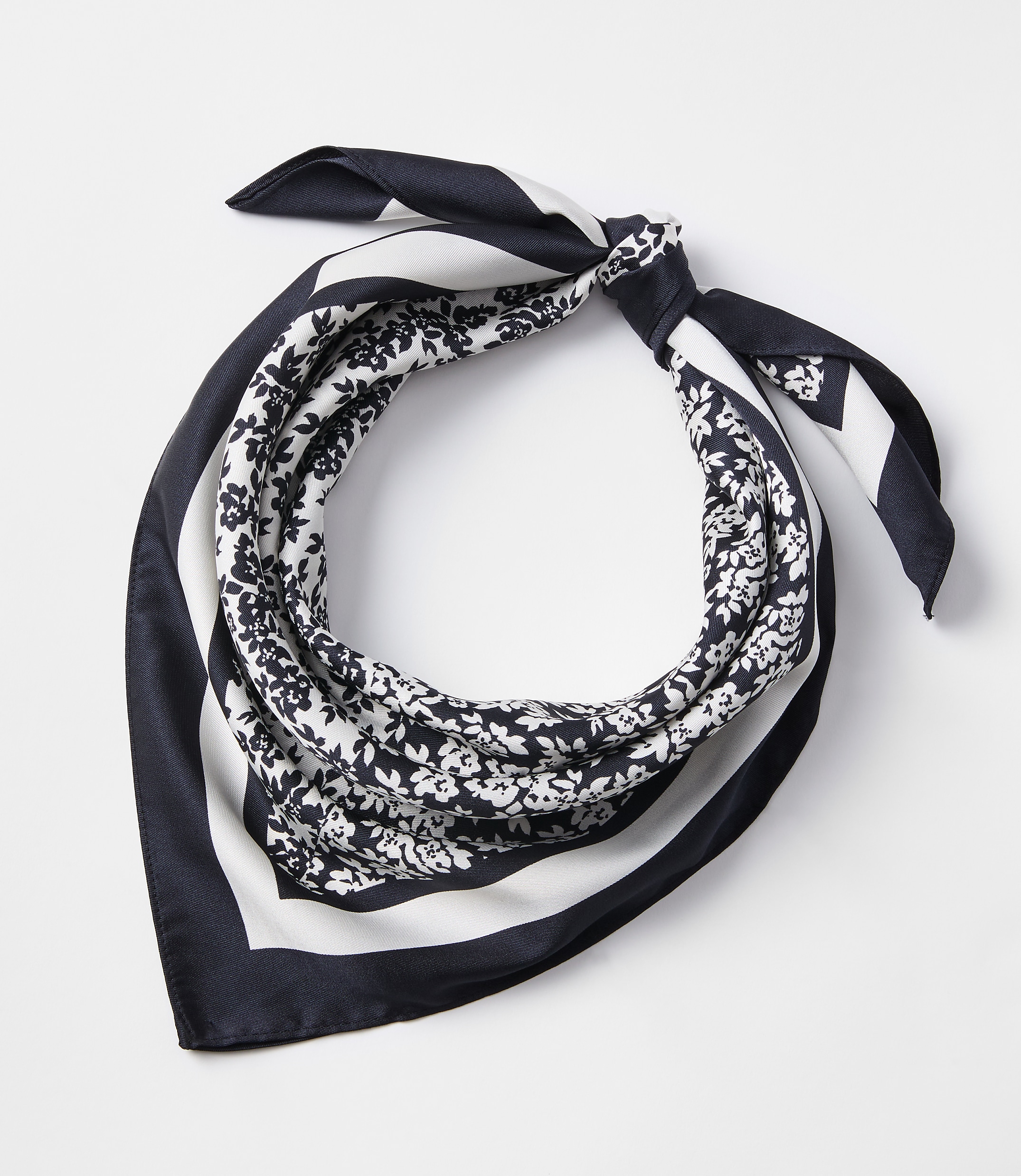 Floral Cluster Square Scarf
