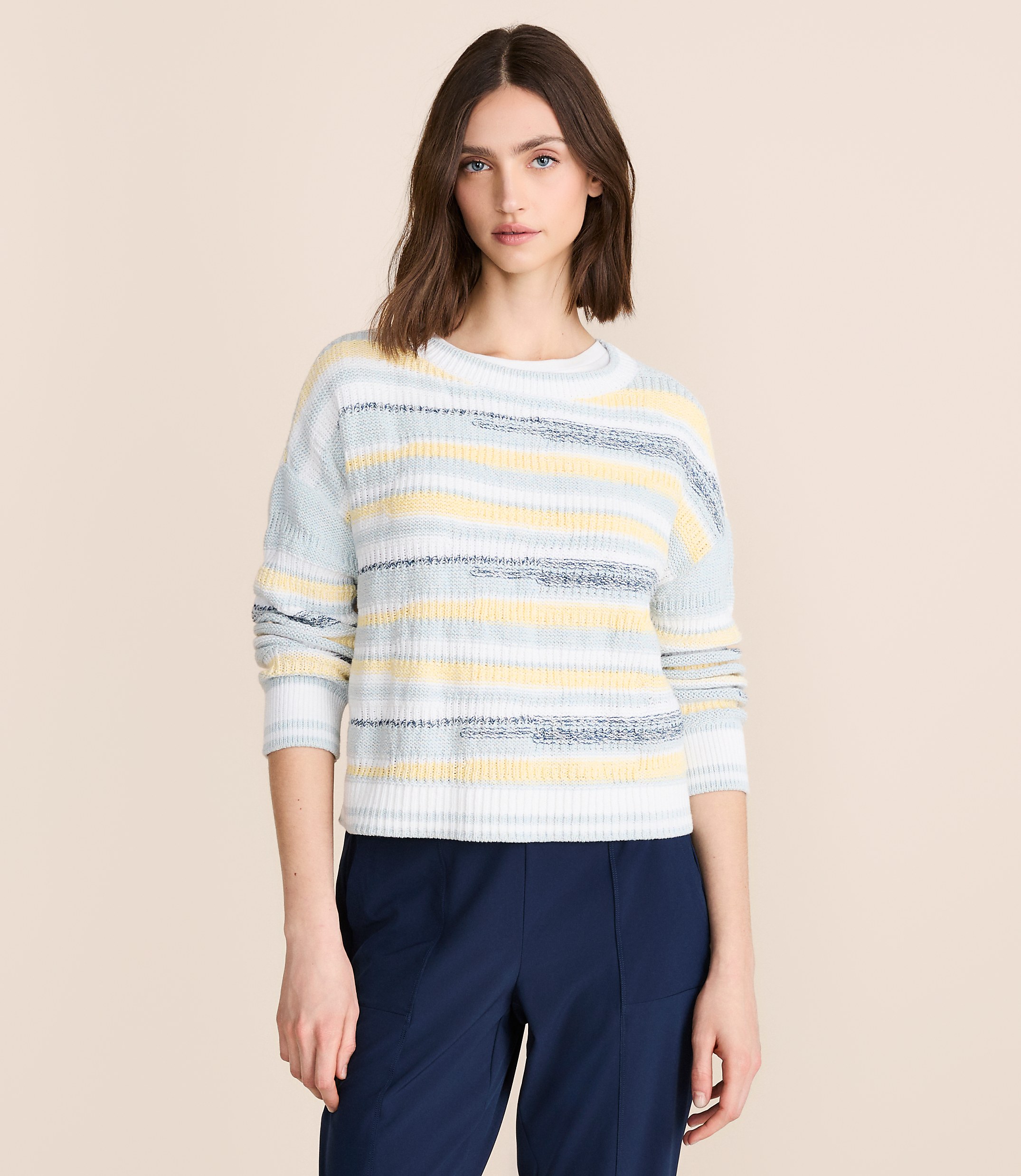 Lou & Grey Marled Stripe Sweater
