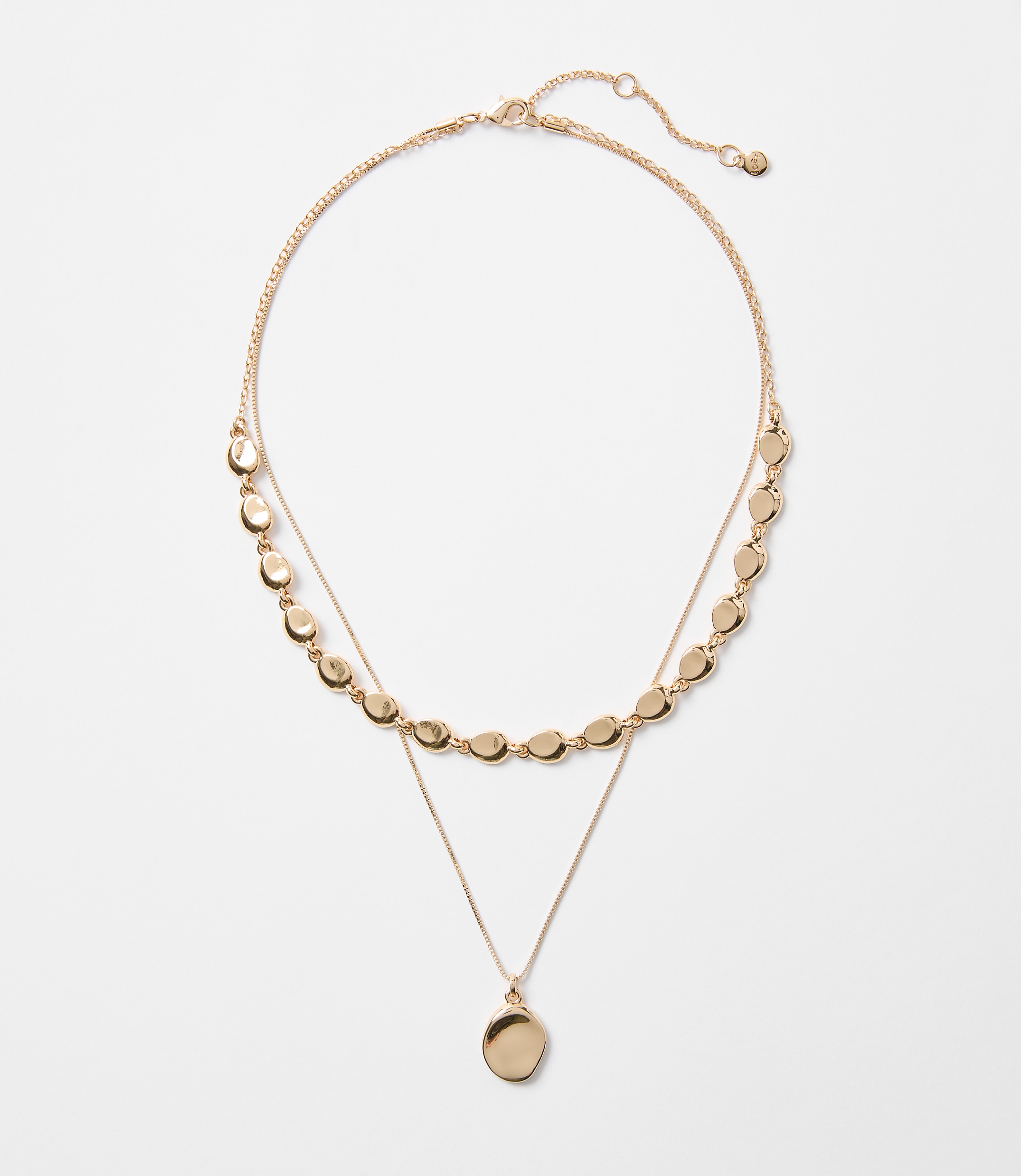 Coin Layered Statement Necklace