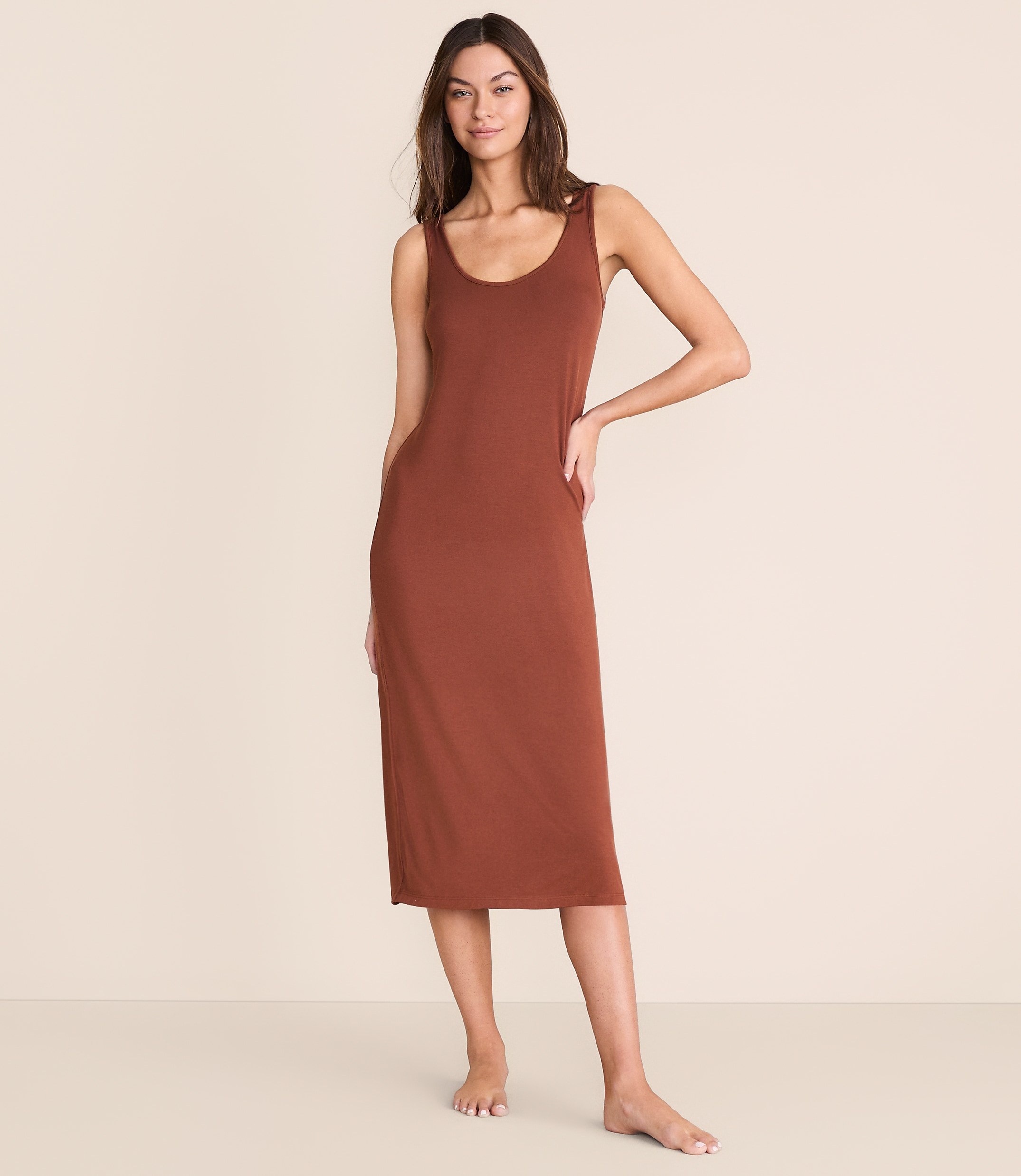 Lou & Grey Softened Modal Pajama Dress