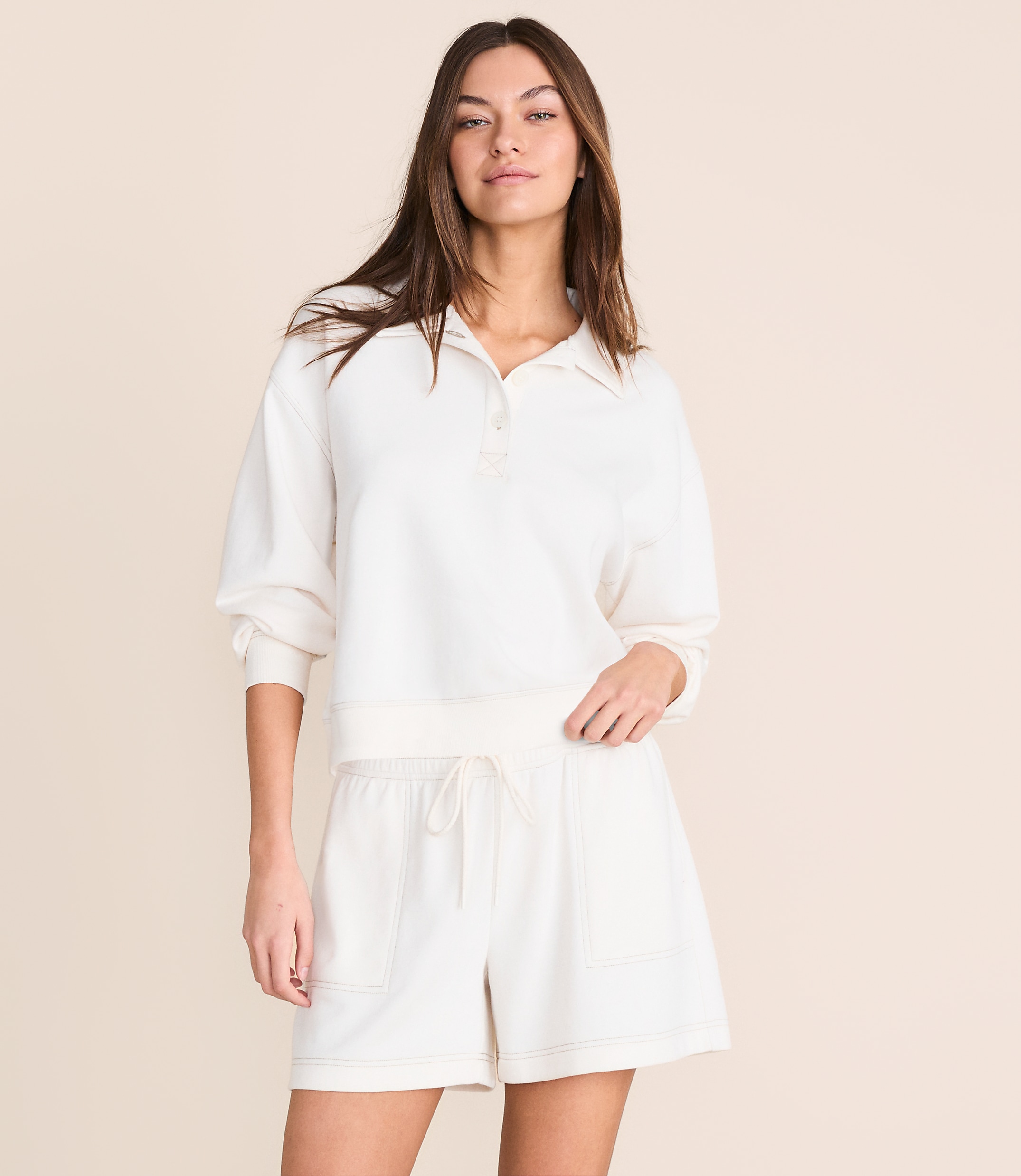 Lou & Grey Terrysoft Polo Top