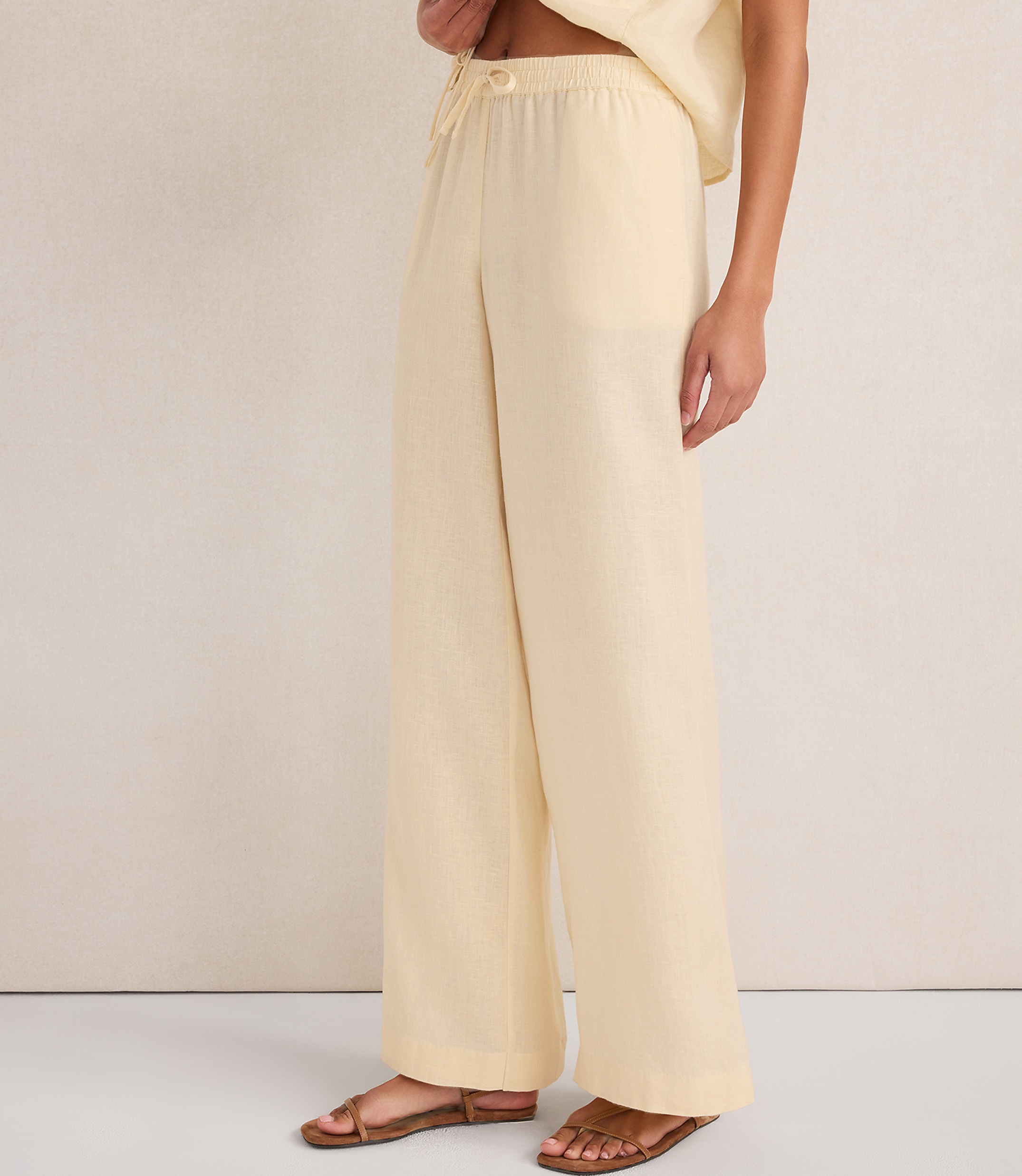 Haven Well Within Linen Wide Leg Pants
