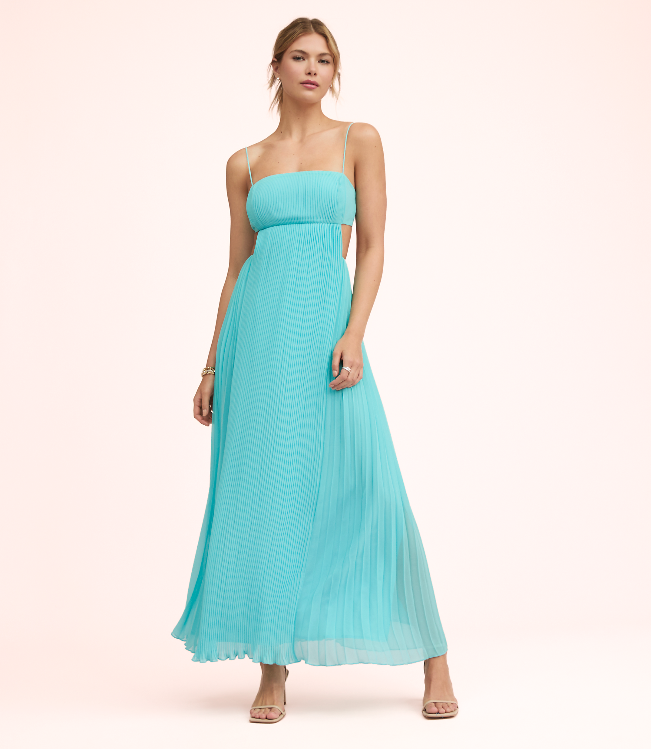 midi teal dress Teal Layered Satin Midi Dress – Mint Velvet