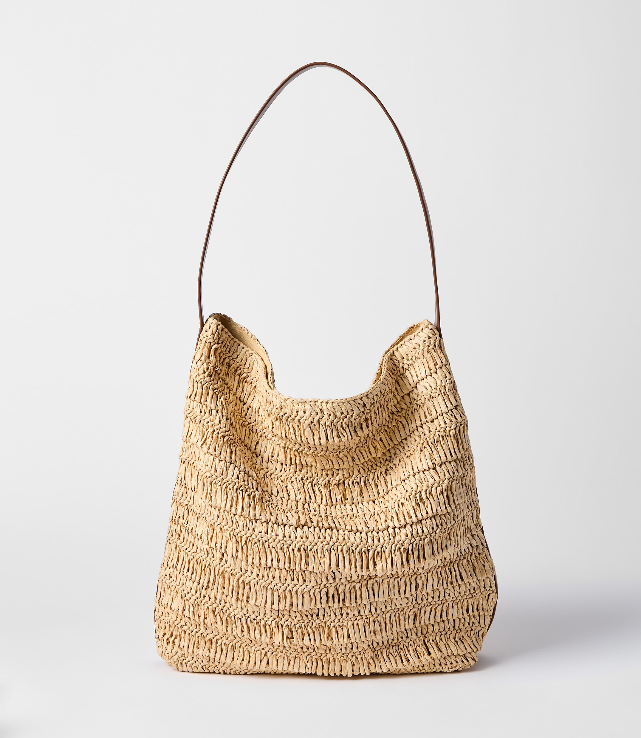 Raffia Bucket Bag