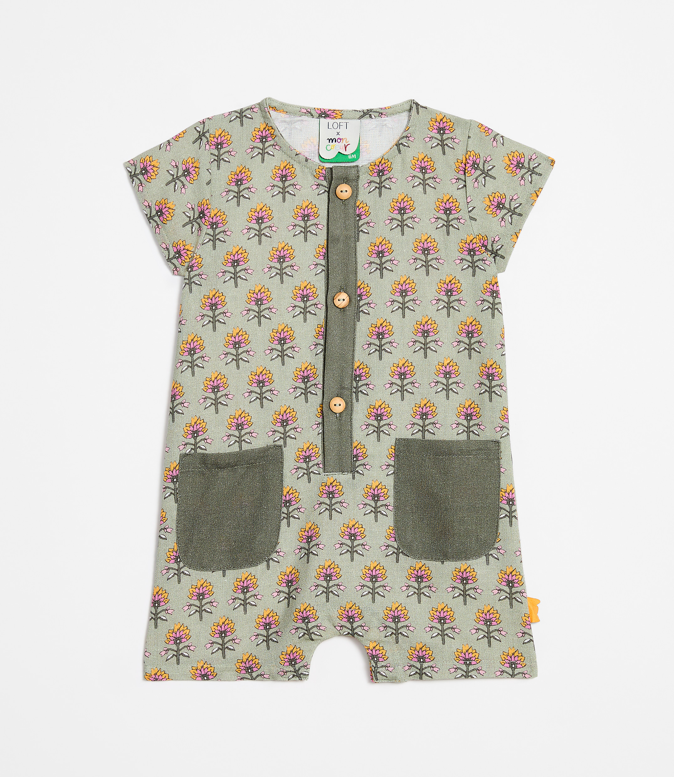 LOFT x Mon Coeur Linen Garden Romper