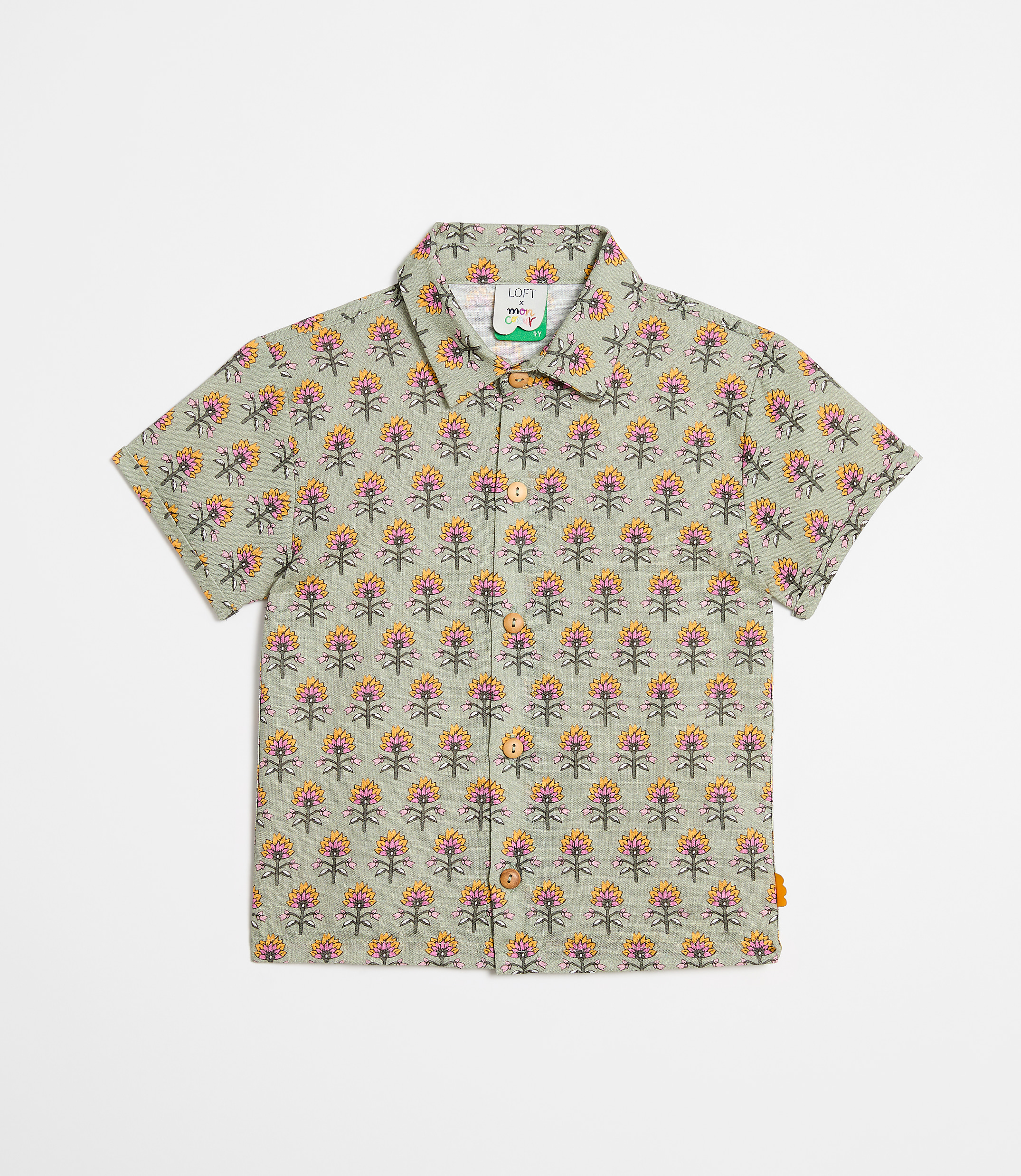 LOFT x Mon Coeur Linen Garden Shirt