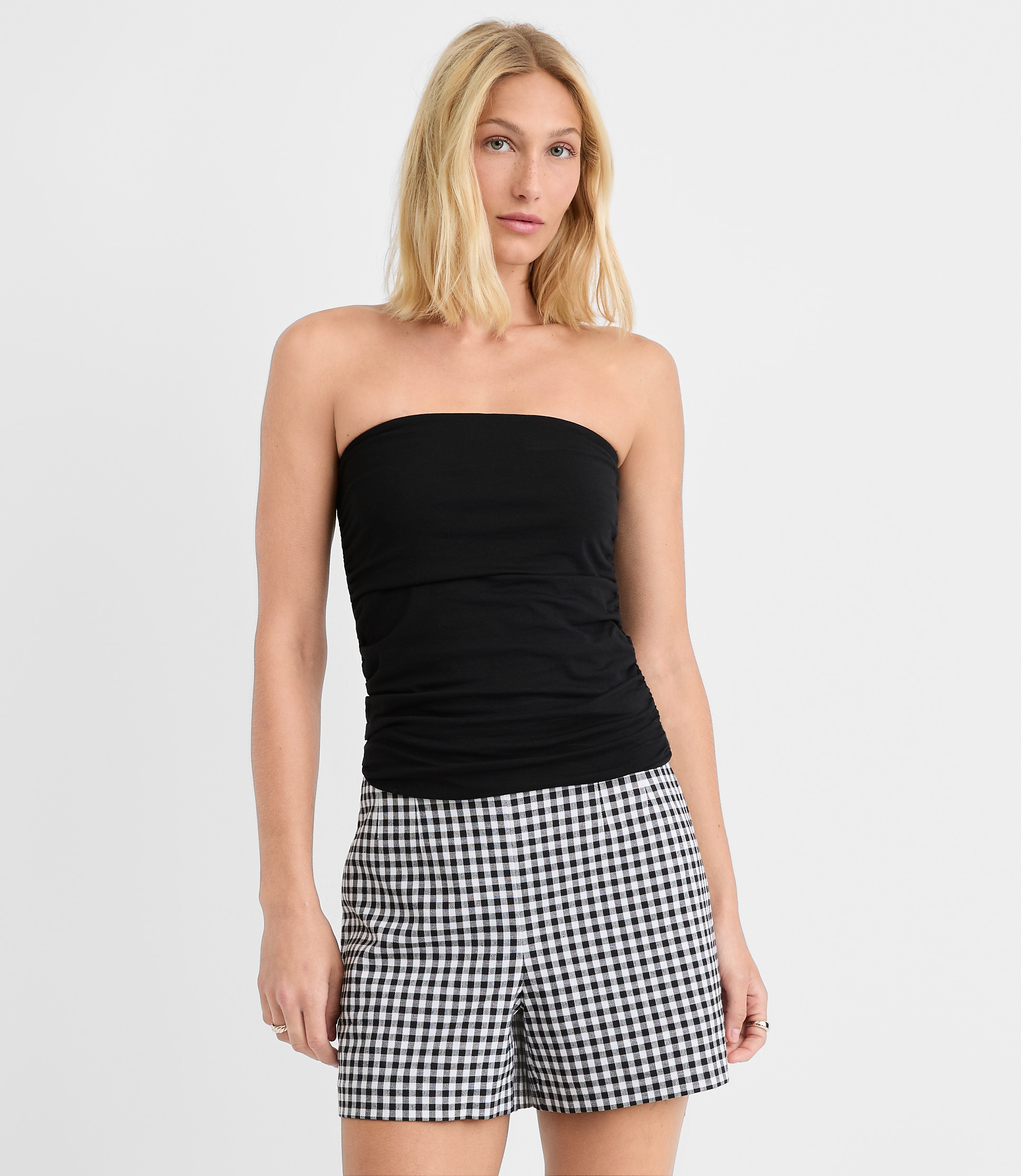 Ruched Tube Top