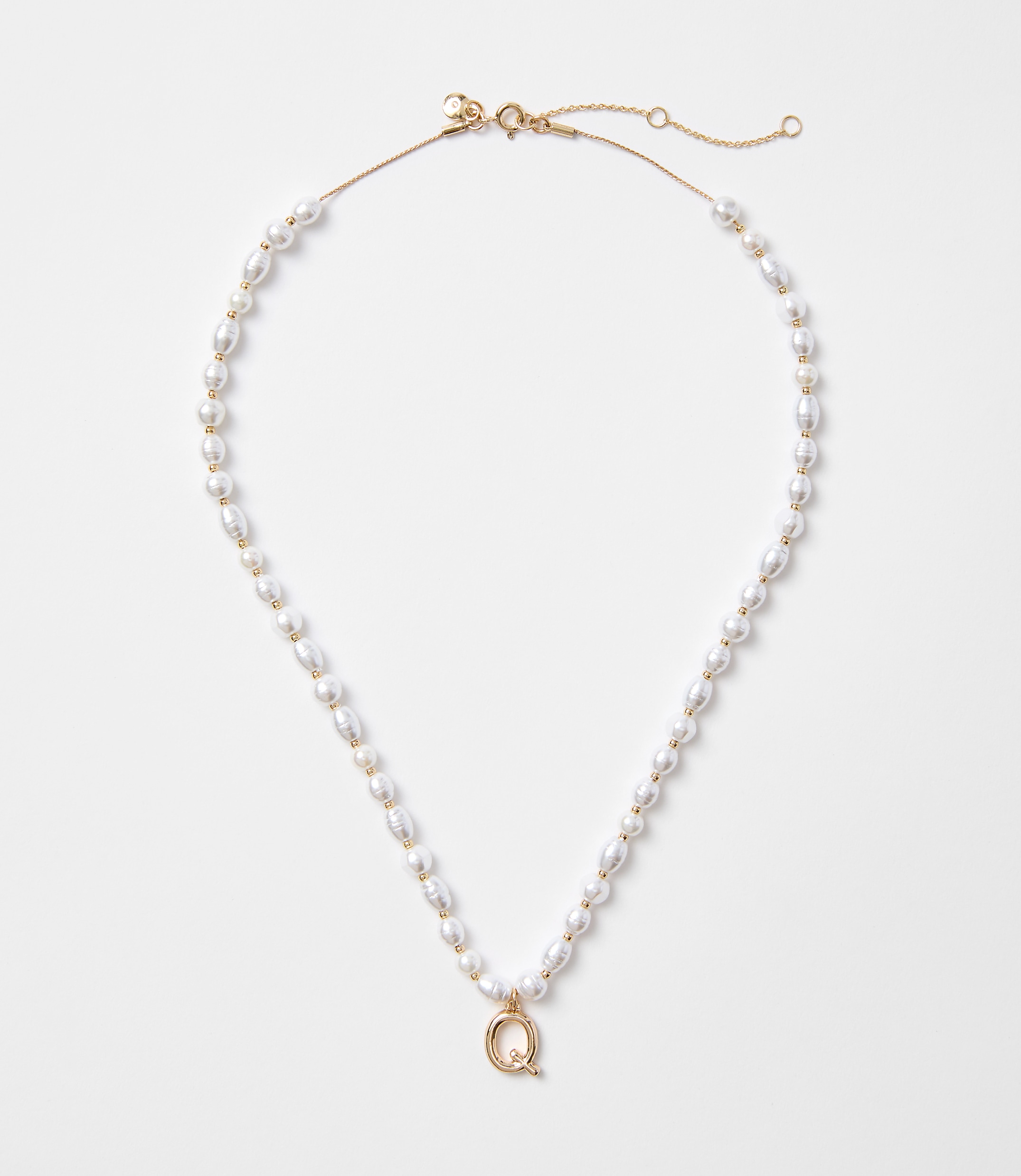Pearlized Initial Necklace
