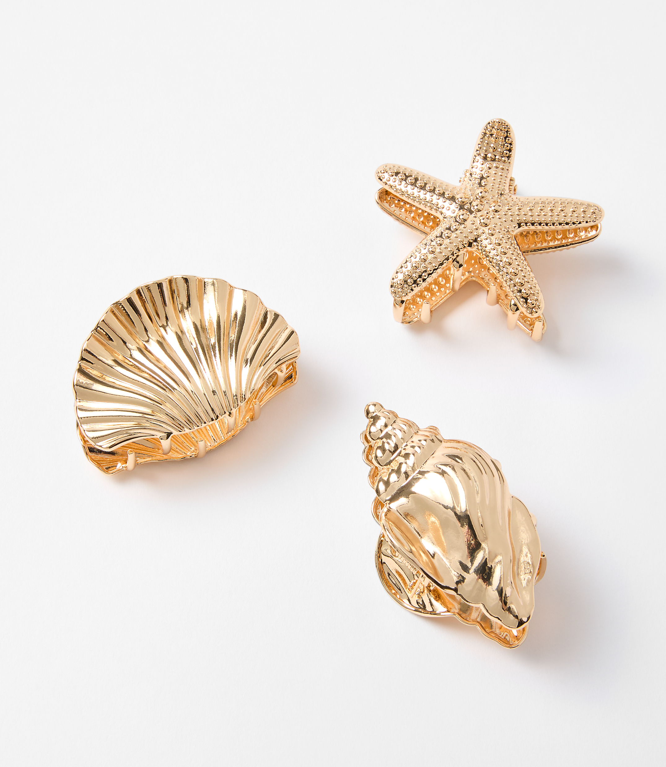 Seashell Hair Clip Set