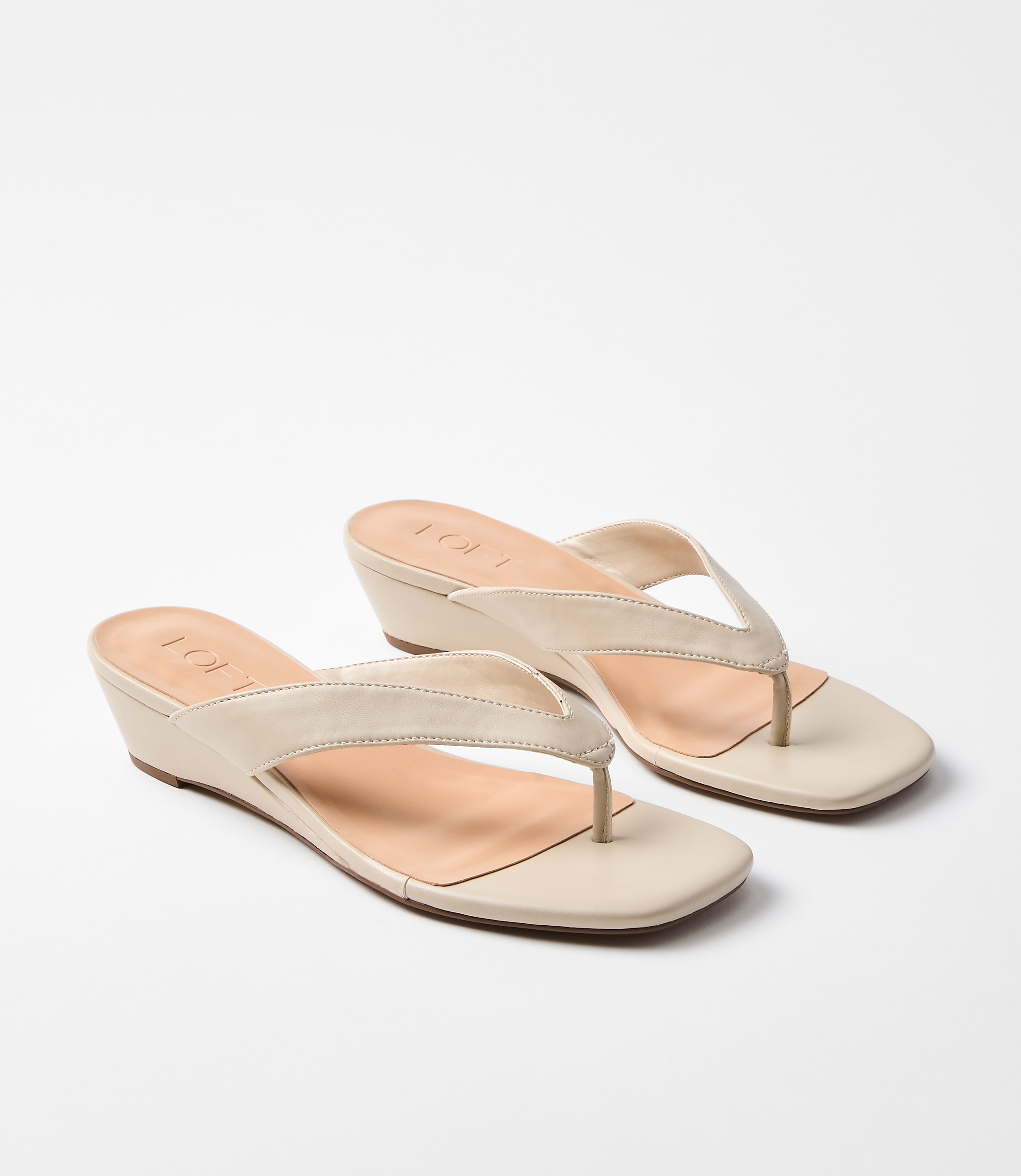 Mini Wedge Thong Sandals