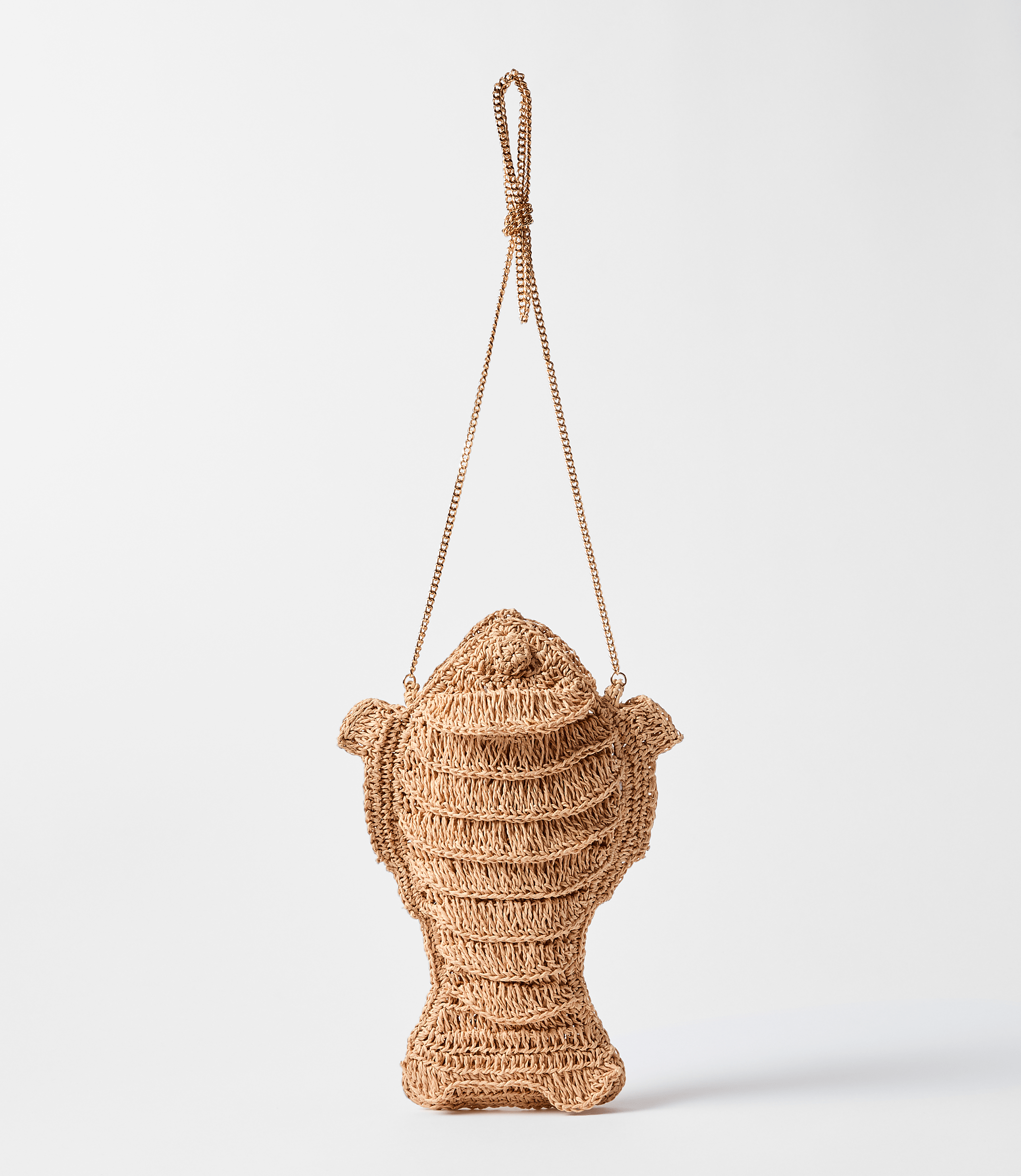 Fish Raffia Bag