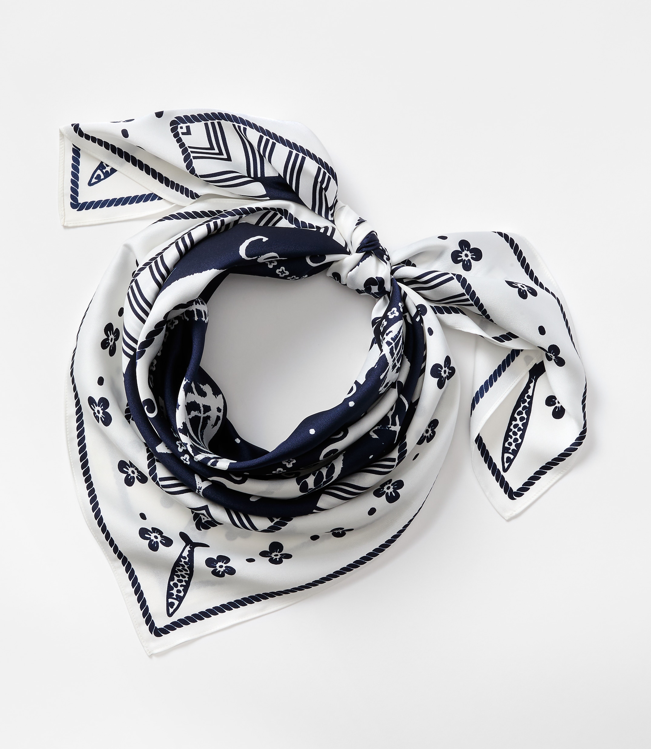 French Riviera Square Scarf