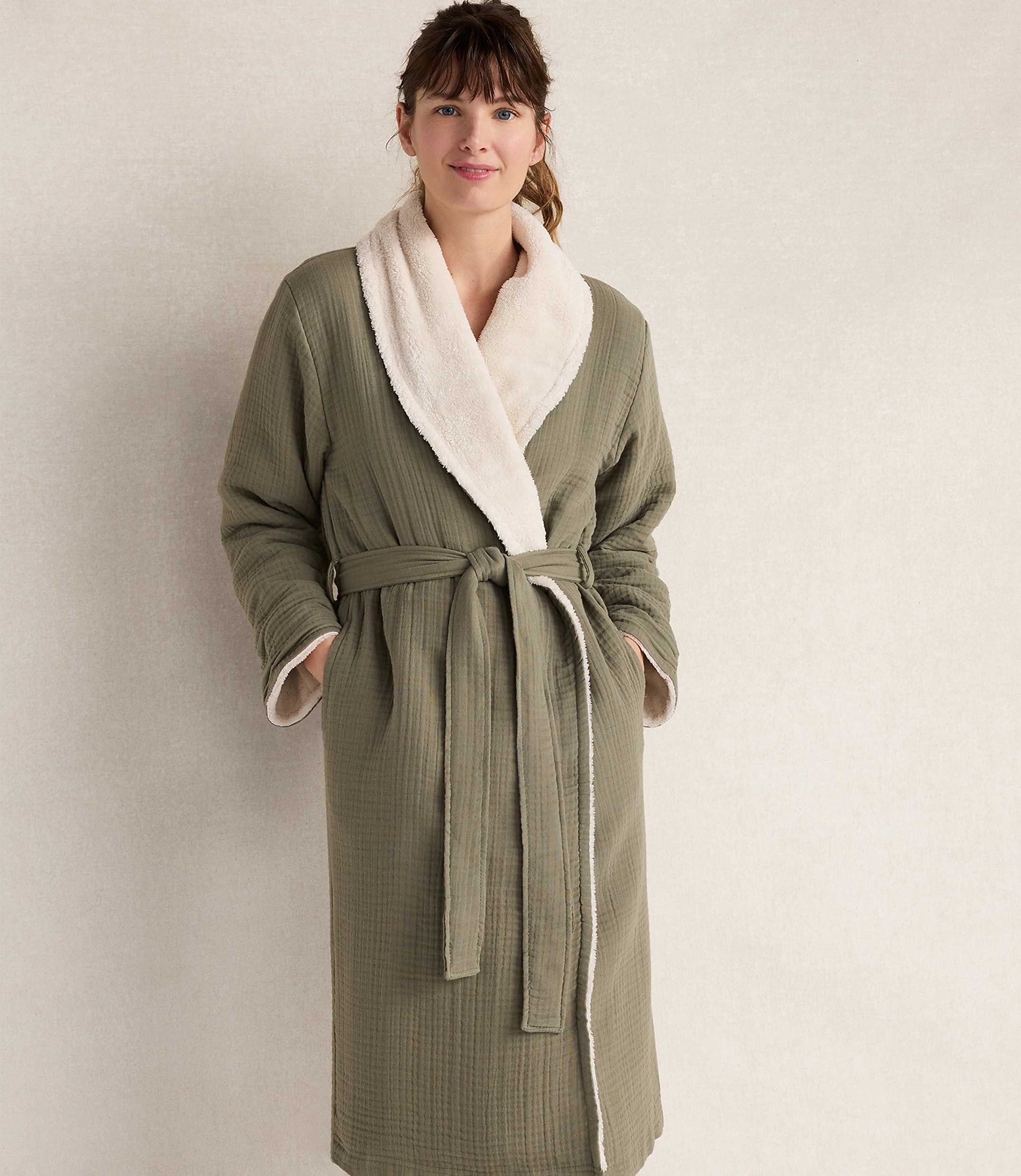 Haven Well Within Cotton Gauze Plush Robe
