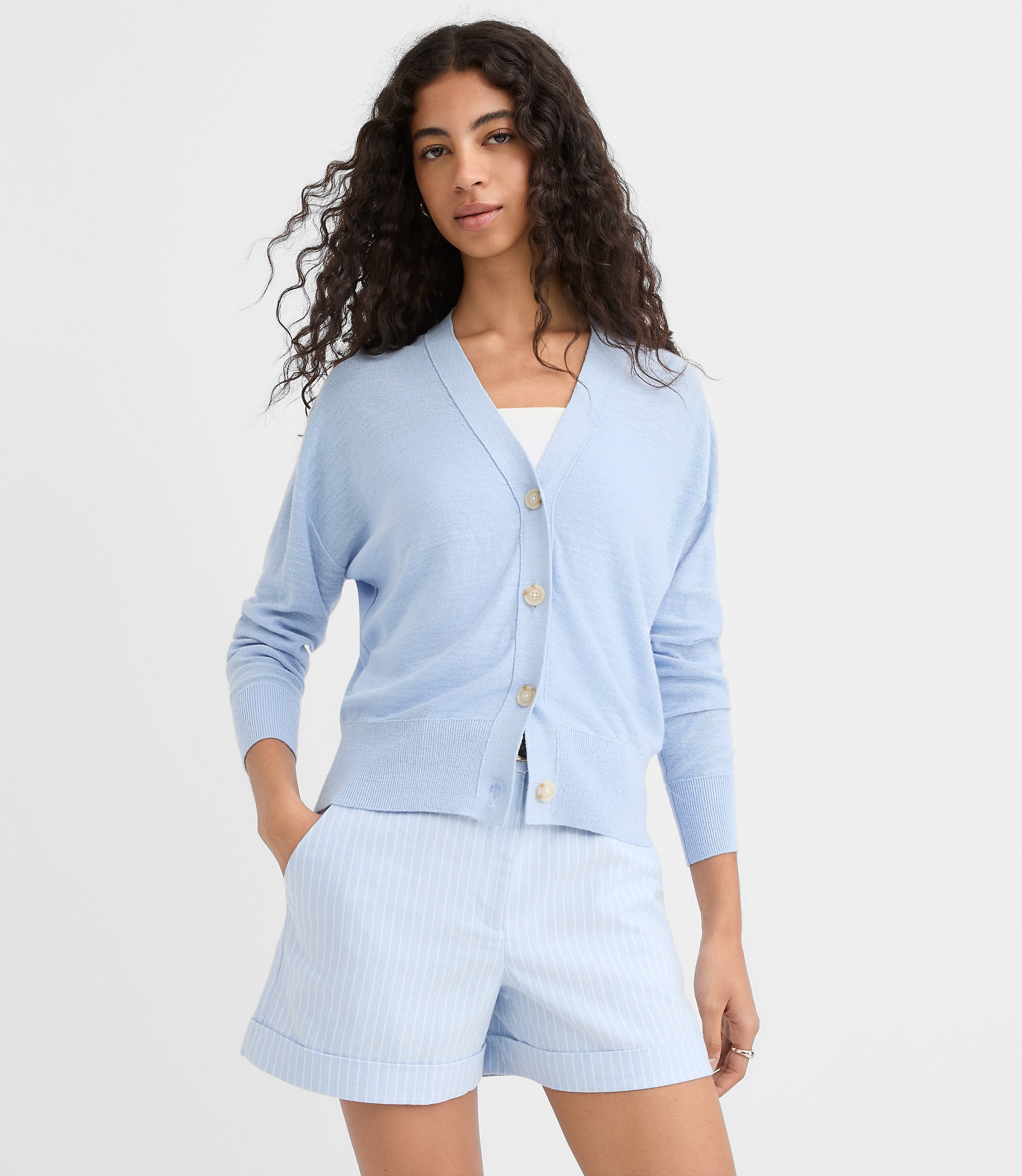 Modern V-Neck Cardigan