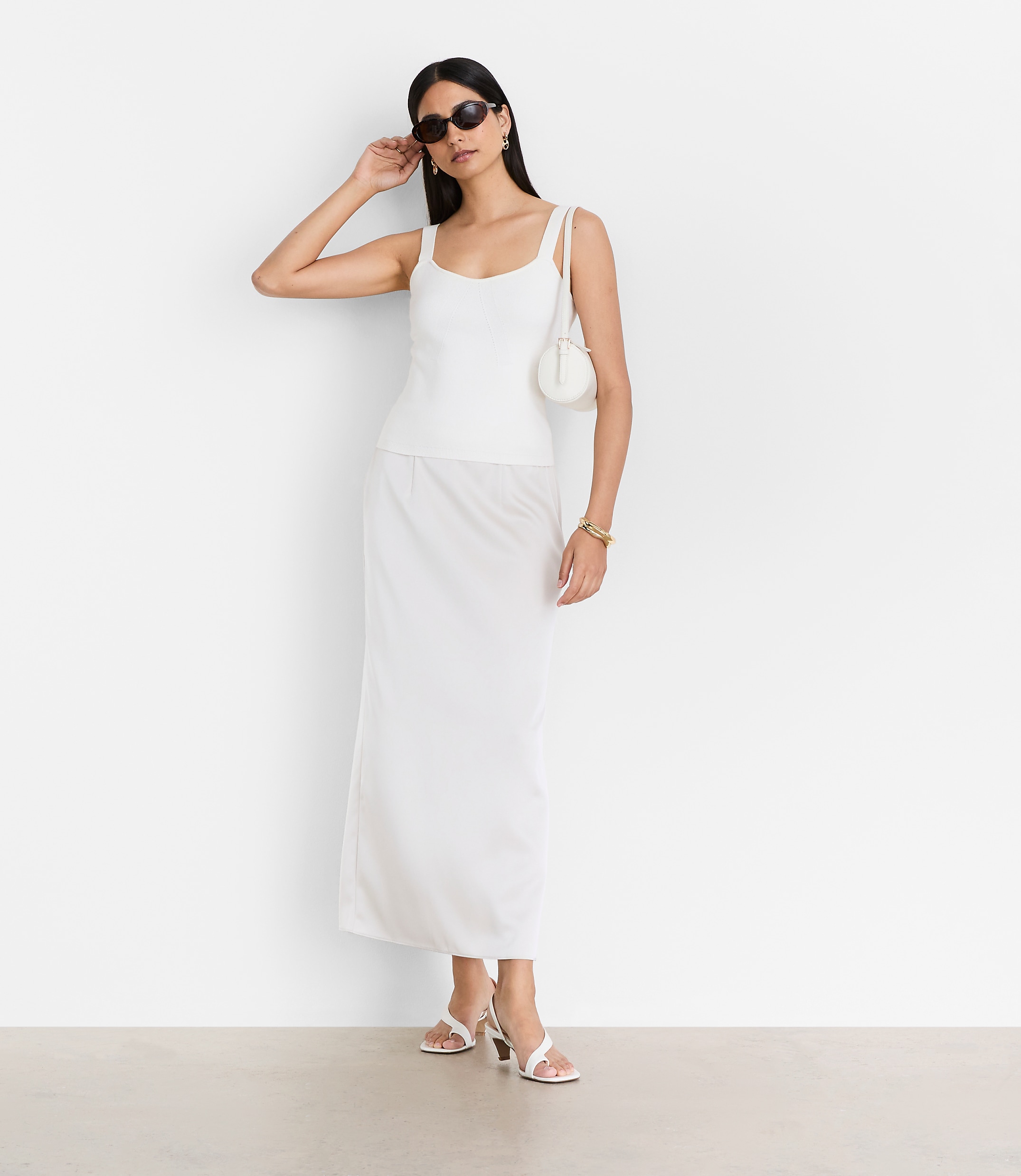 Petite LOFT Versa Bustier Sweater Cami