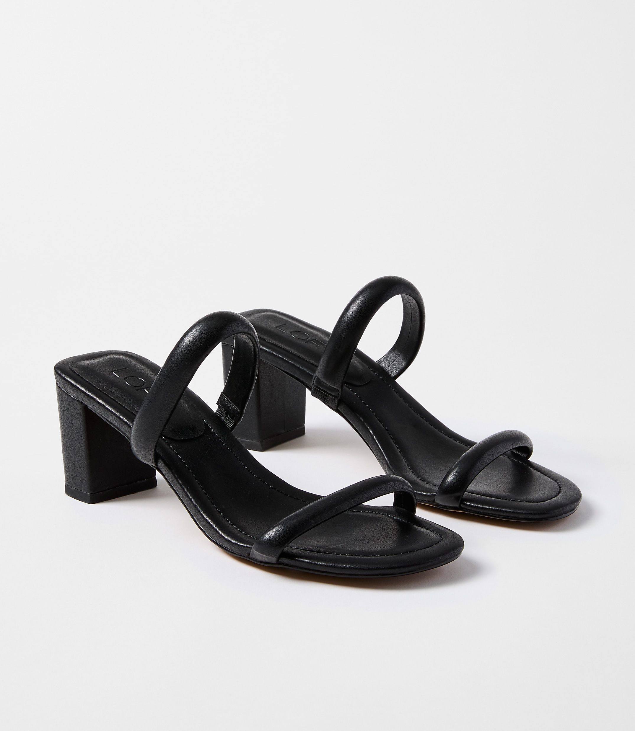 Padded Strappy Mule Sandals