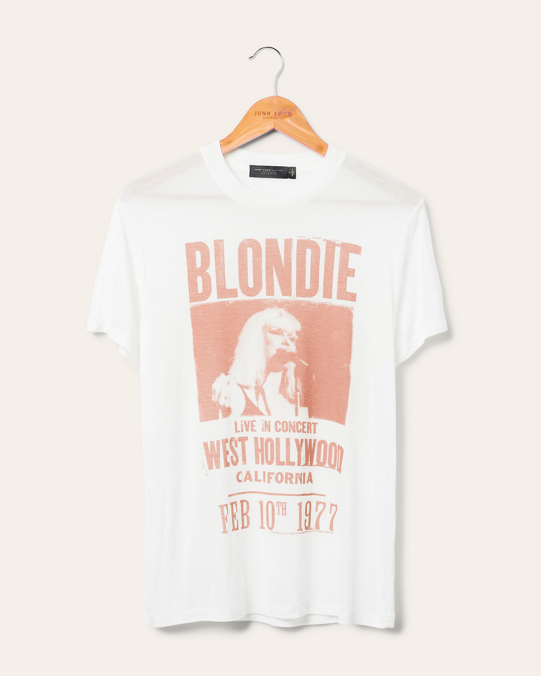 Junk Food Blondie West Hollywood Vintage Tissue Tee