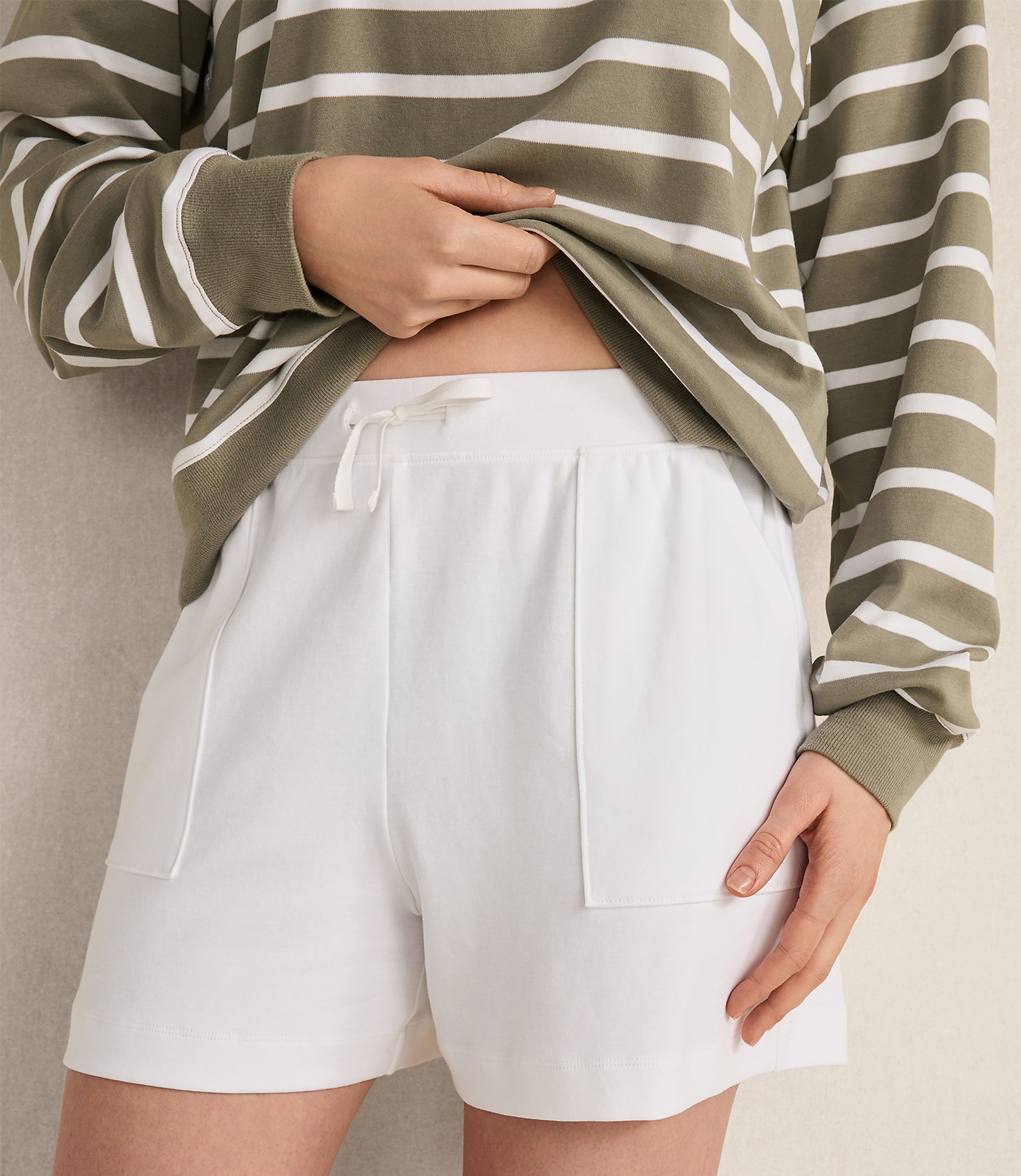 Haven Well Within Organic Cotton Interlock Shorts