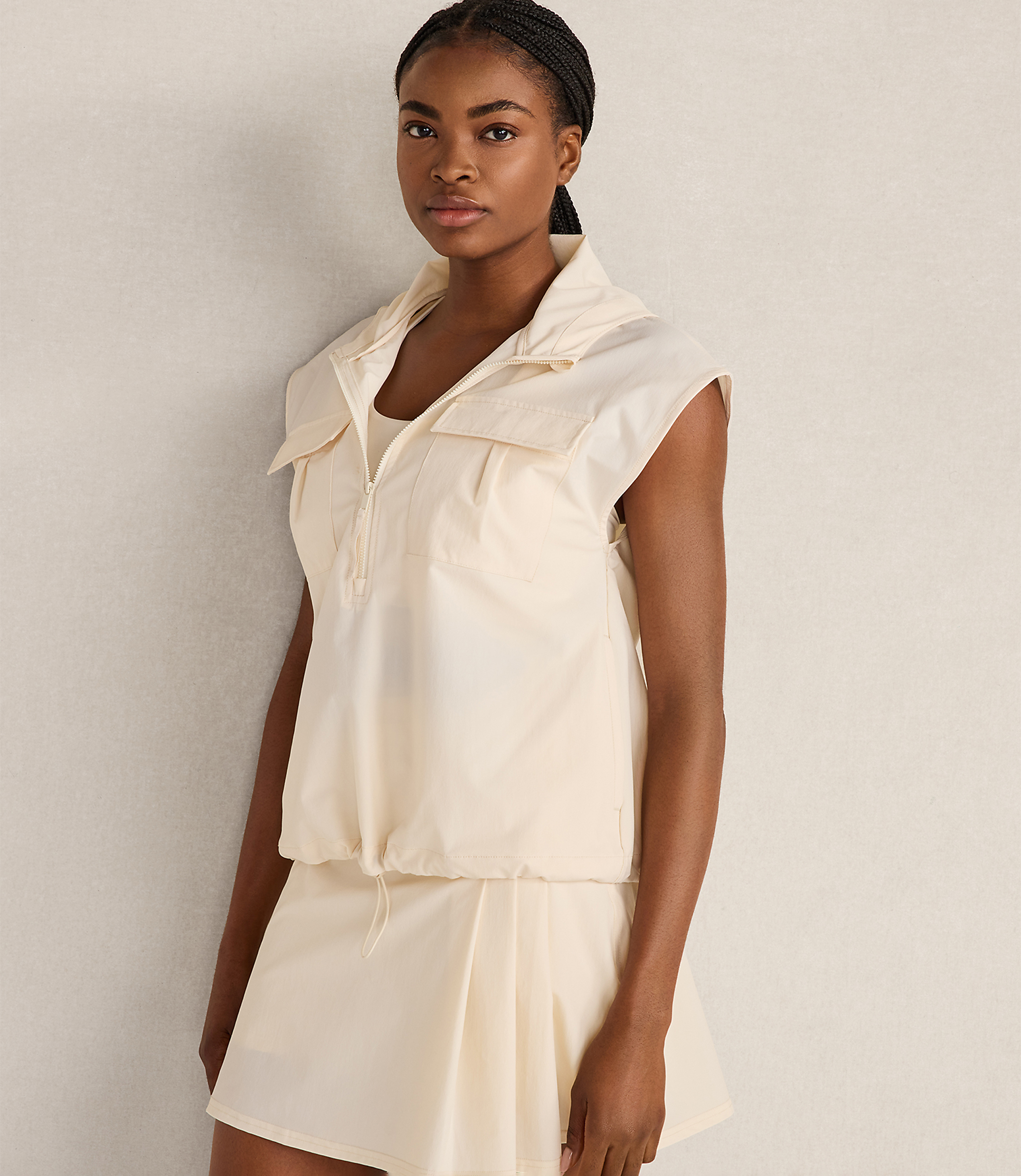 Haven Well Within Woven Nylon Hooded Vest