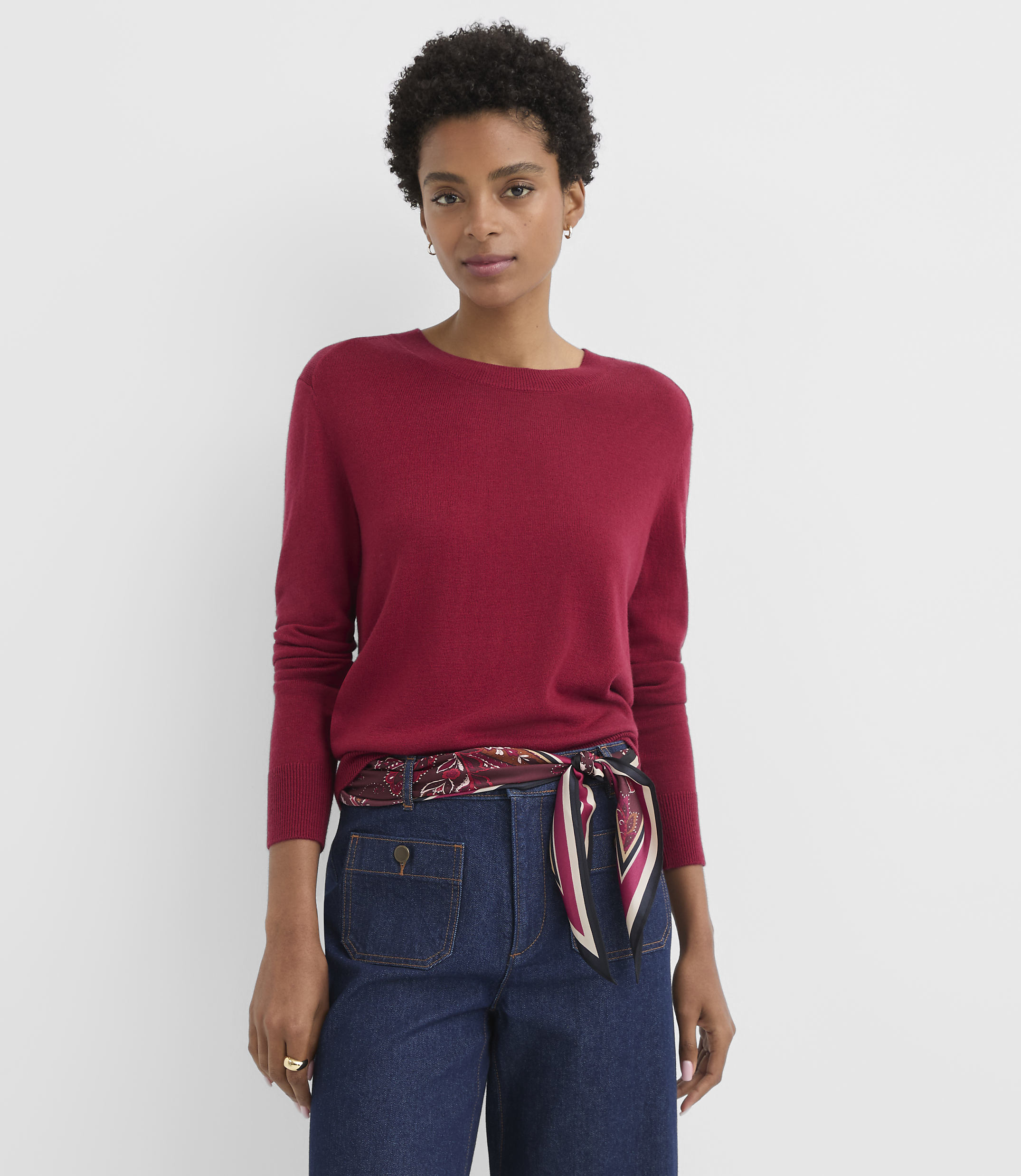 Petite Signature Collection Crew Neck Sweater