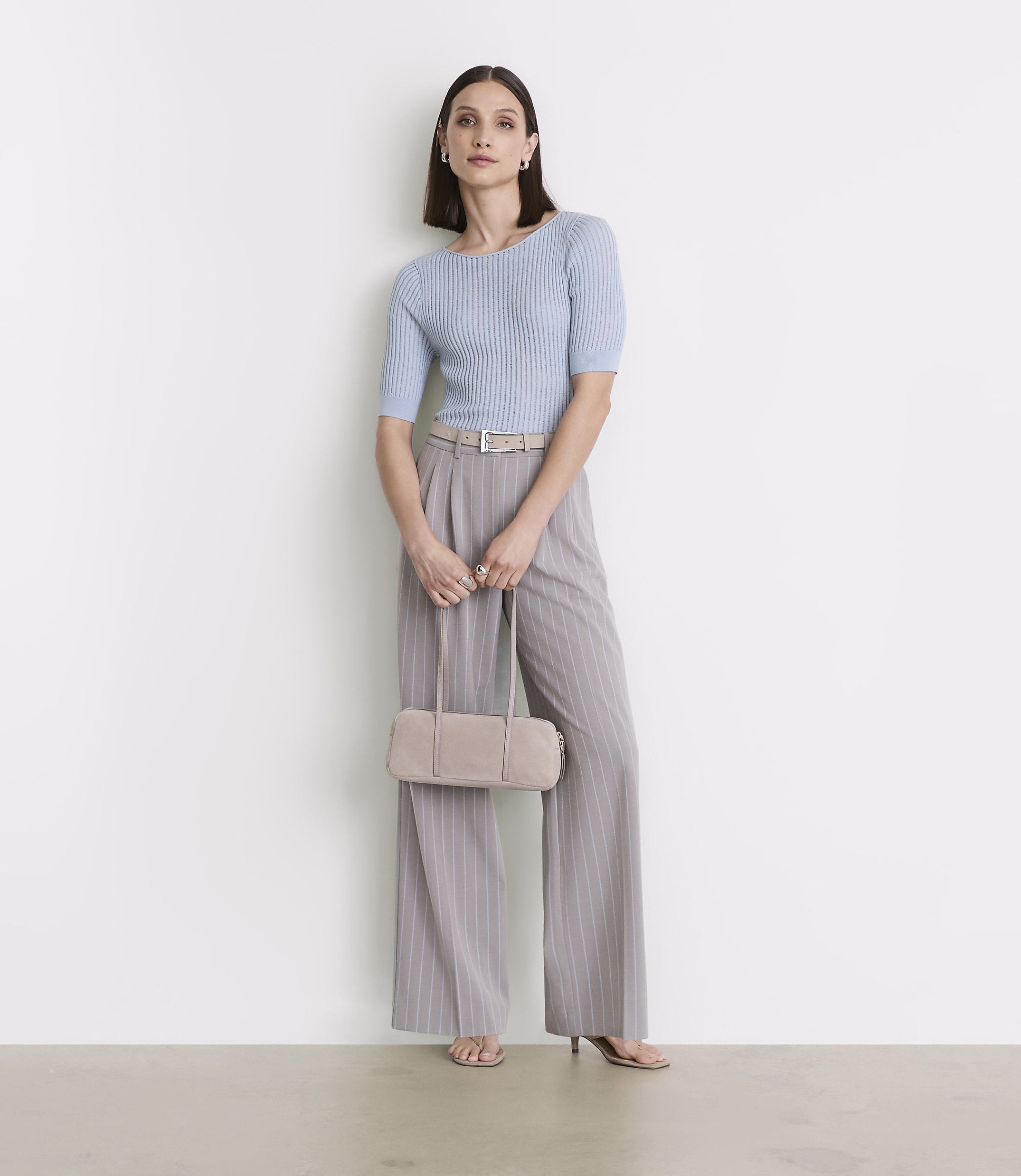 Petite LOFT Versa Elbow Sleeve Sweater