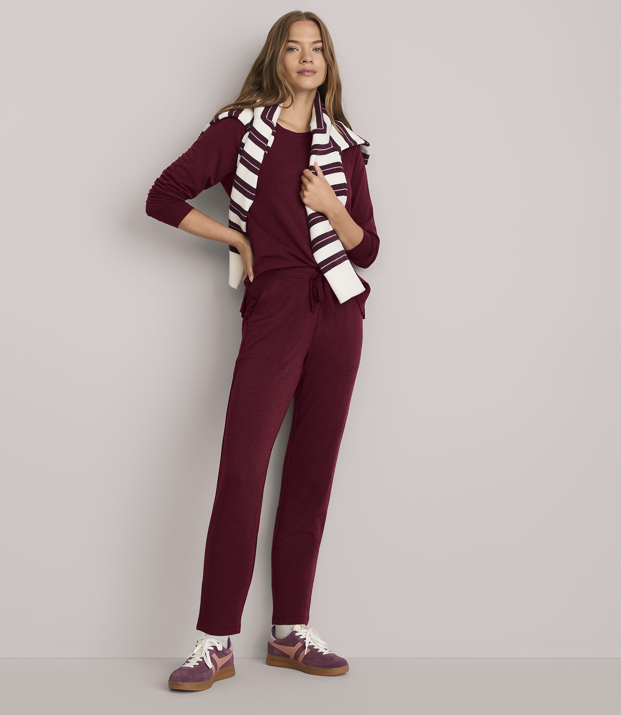 Petite Lou & Grey Heathered Signaturesoft Sweatpants