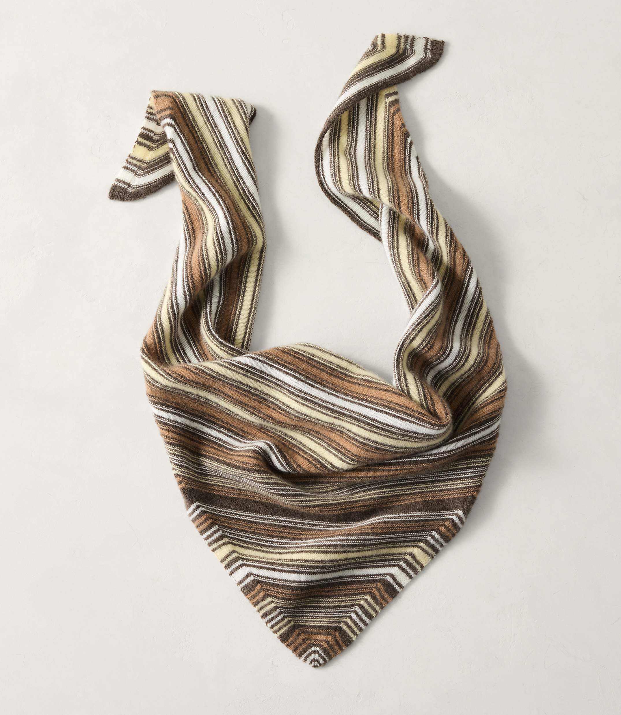 Haven Well Within Cashmere Striped Triangle Scarf