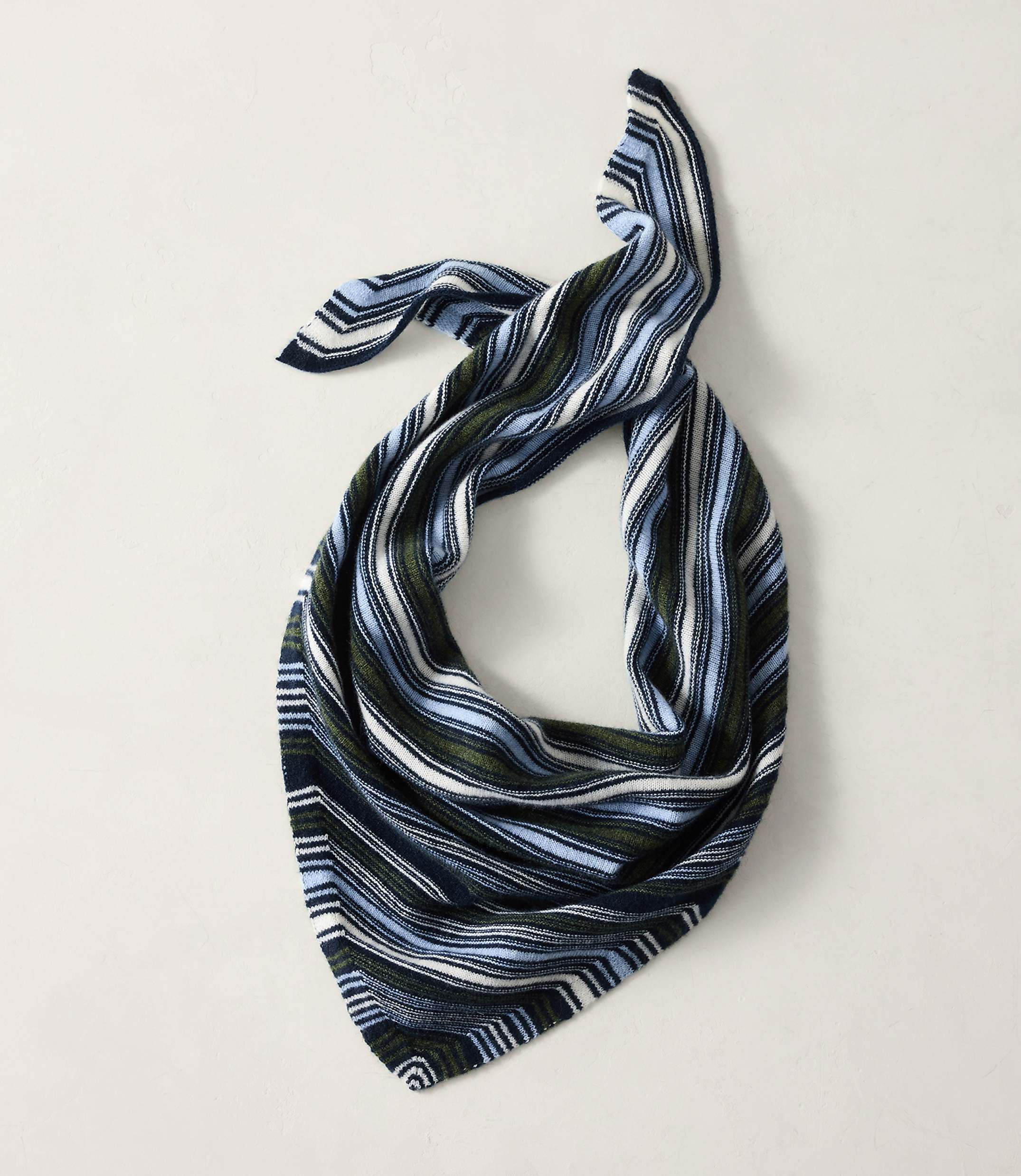 Haven Well Within Cashmere Striped Triangle Scarf