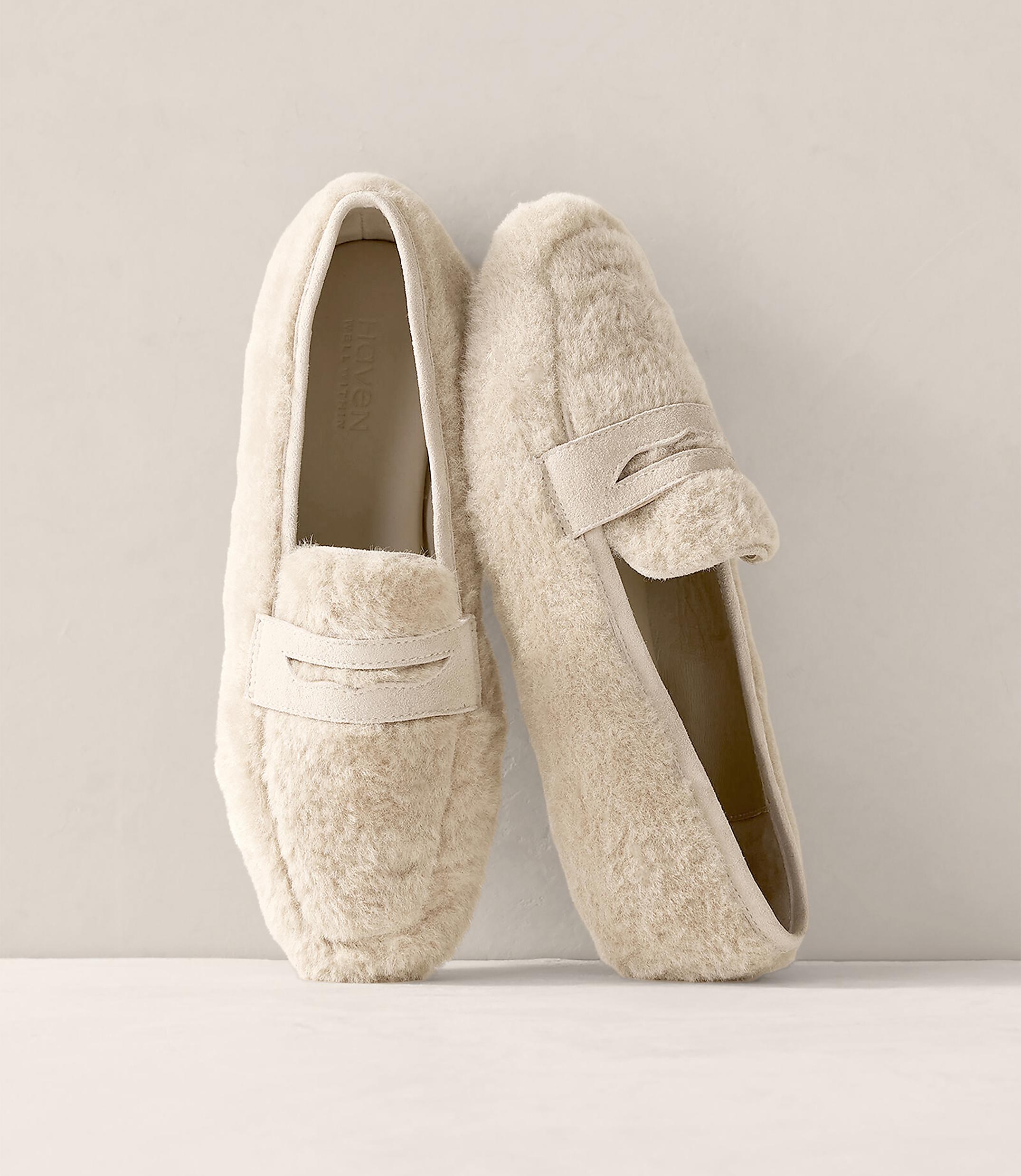 Haven Well Within Sherpa and Leather Moccasins