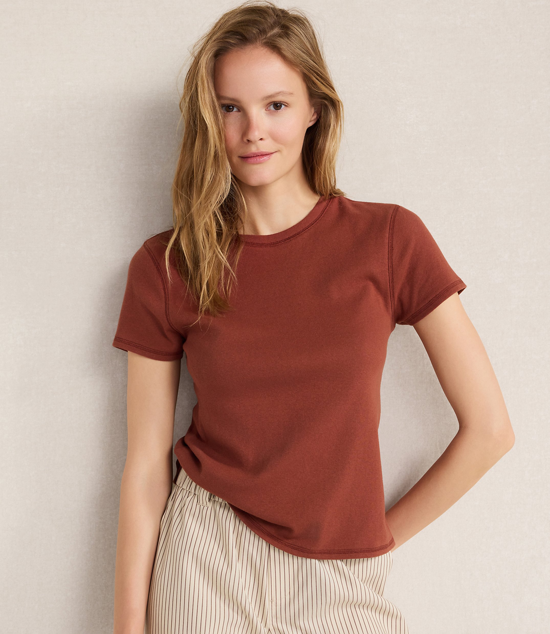 Haven Well Within Cotton Slub Fitted Tee