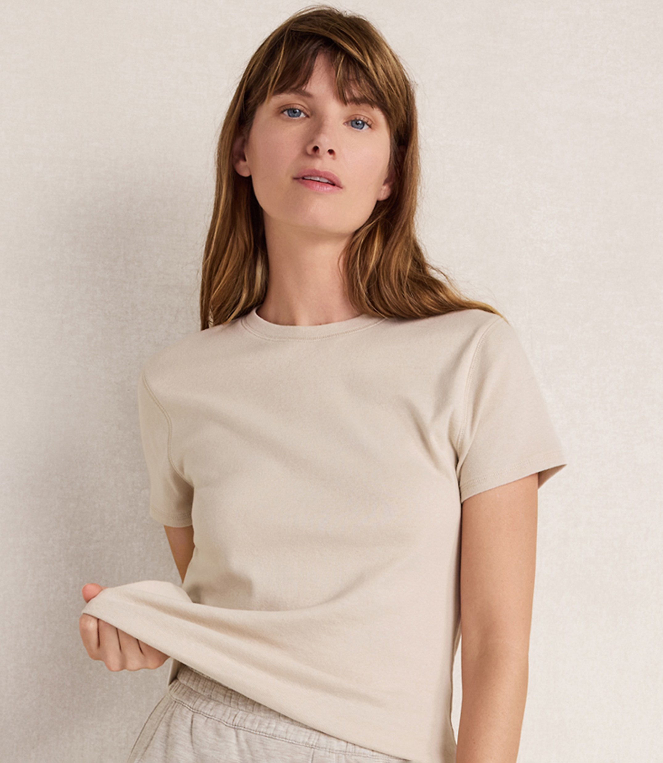 Haven Well Within Cotton Slub Fitted Tee