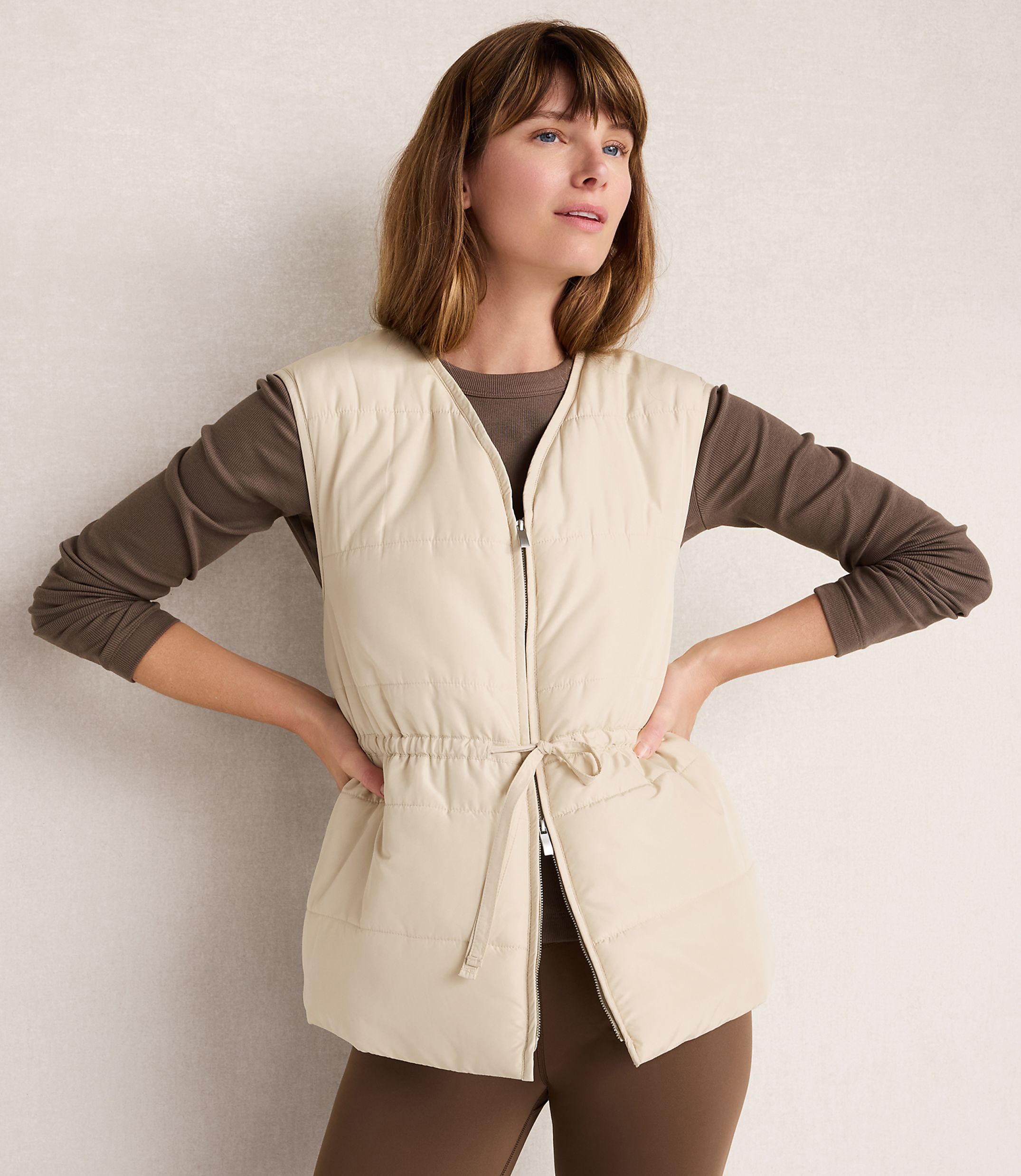 Haven Well Within Balance Woven Quilted Puffer Vest