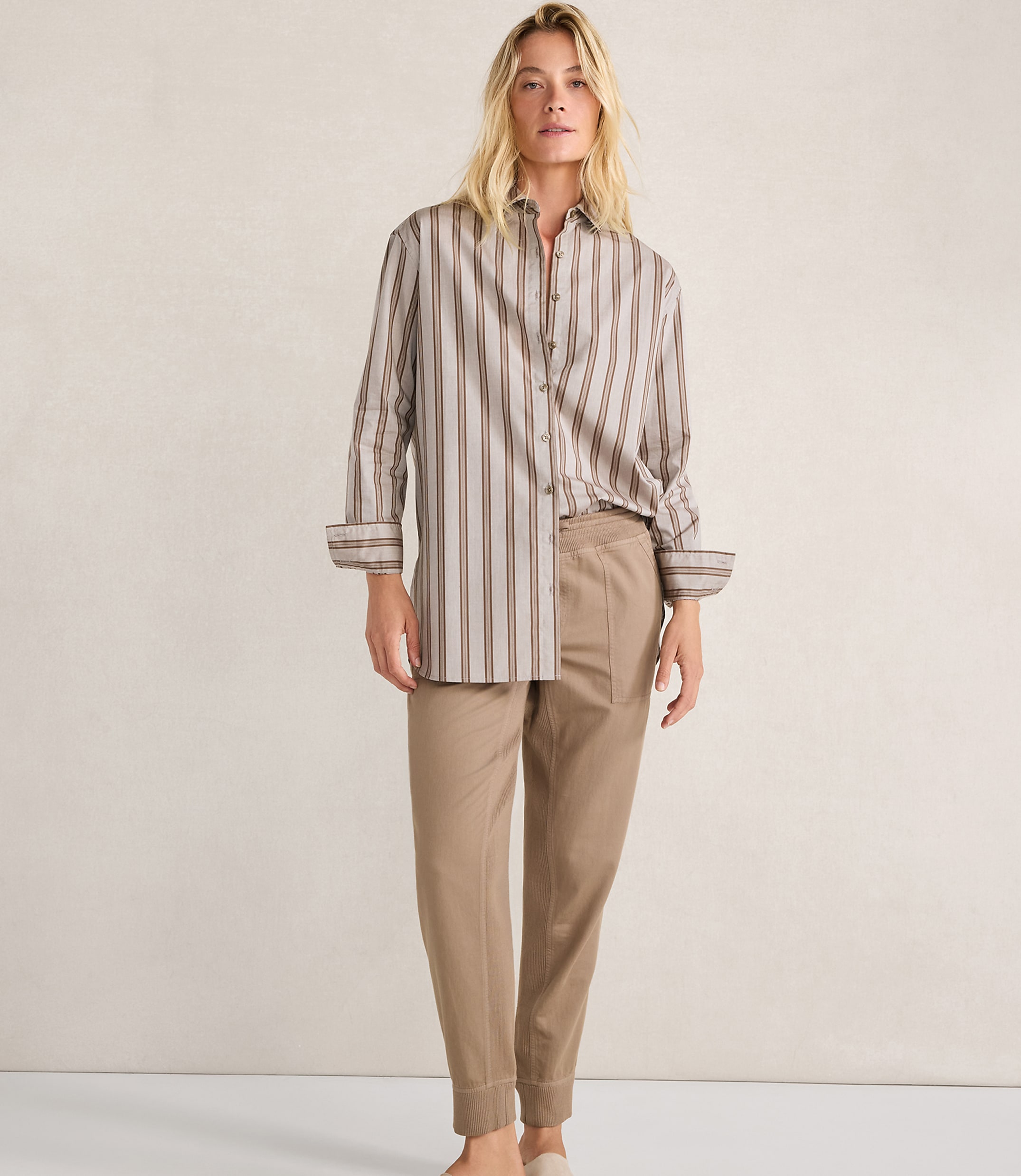 Haven Well Within The Effortless Twill Jogger in Organic Cotton