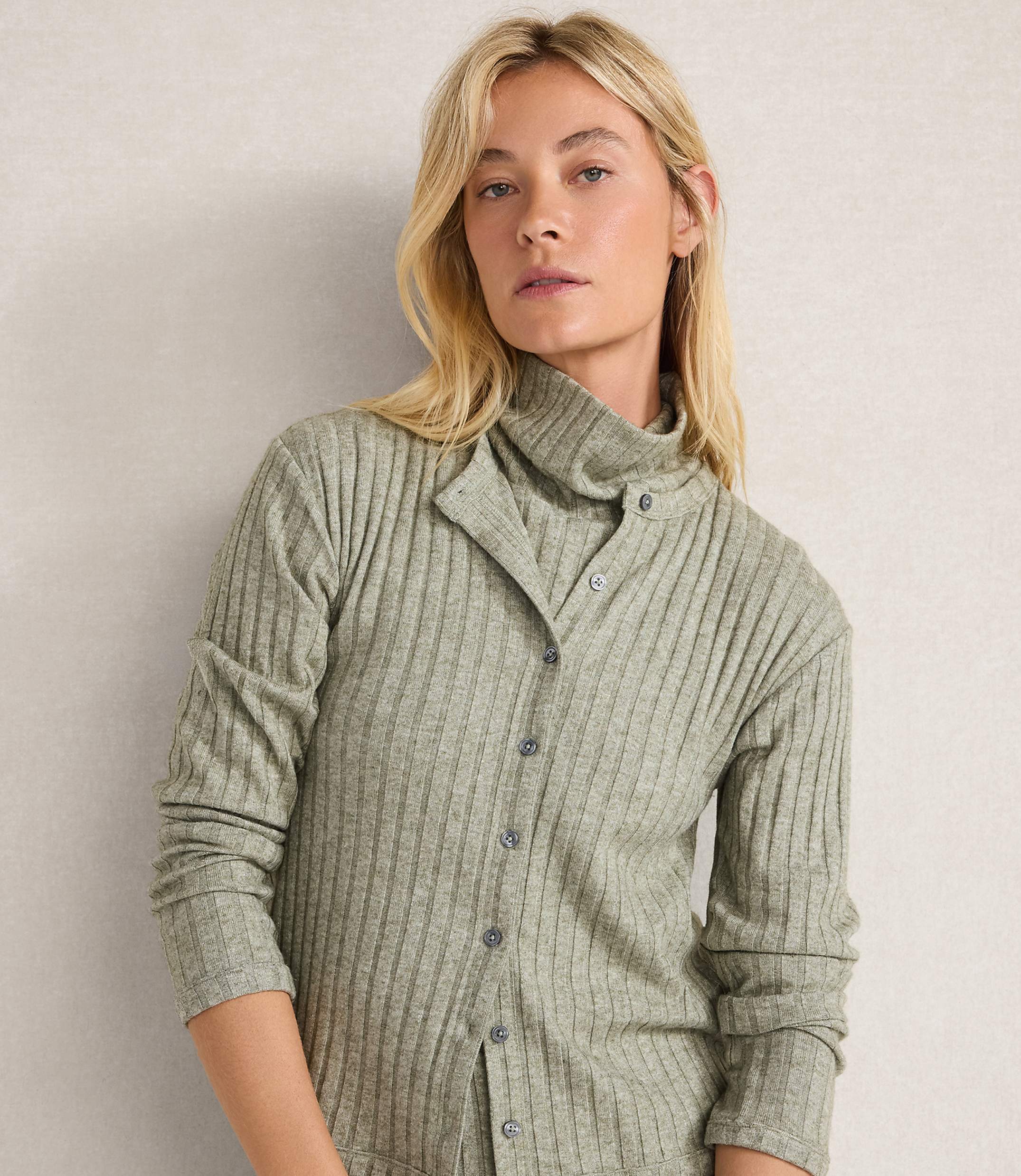 Haven Well Within Wide Rib Long Sleeve Cardigan