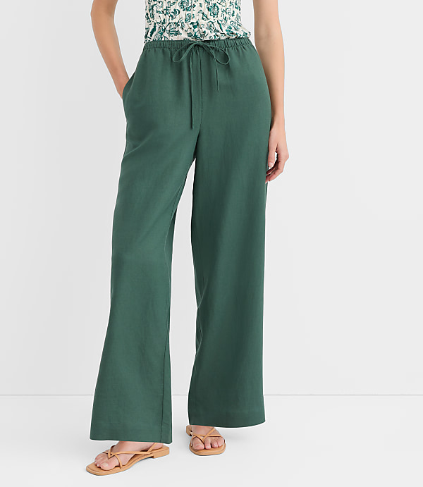 Sawyer Pull On Pants in Linen Blend