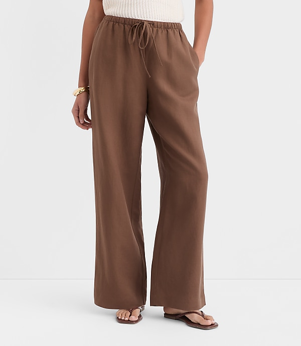 Sawyer Pull On Pants in Linen Blend