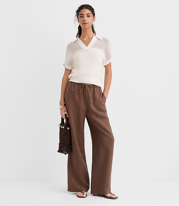Sawyer Pull On Pants in Linen Blend