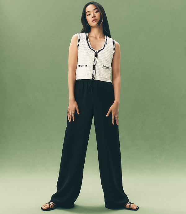 Sawyer Pull On Pants in Linen Blend